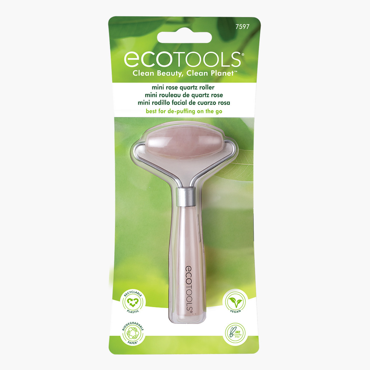 Eco Tools Mini Rose Quartz Roller-beautyandpersonalcare-appliances-faceandskintools-image-1