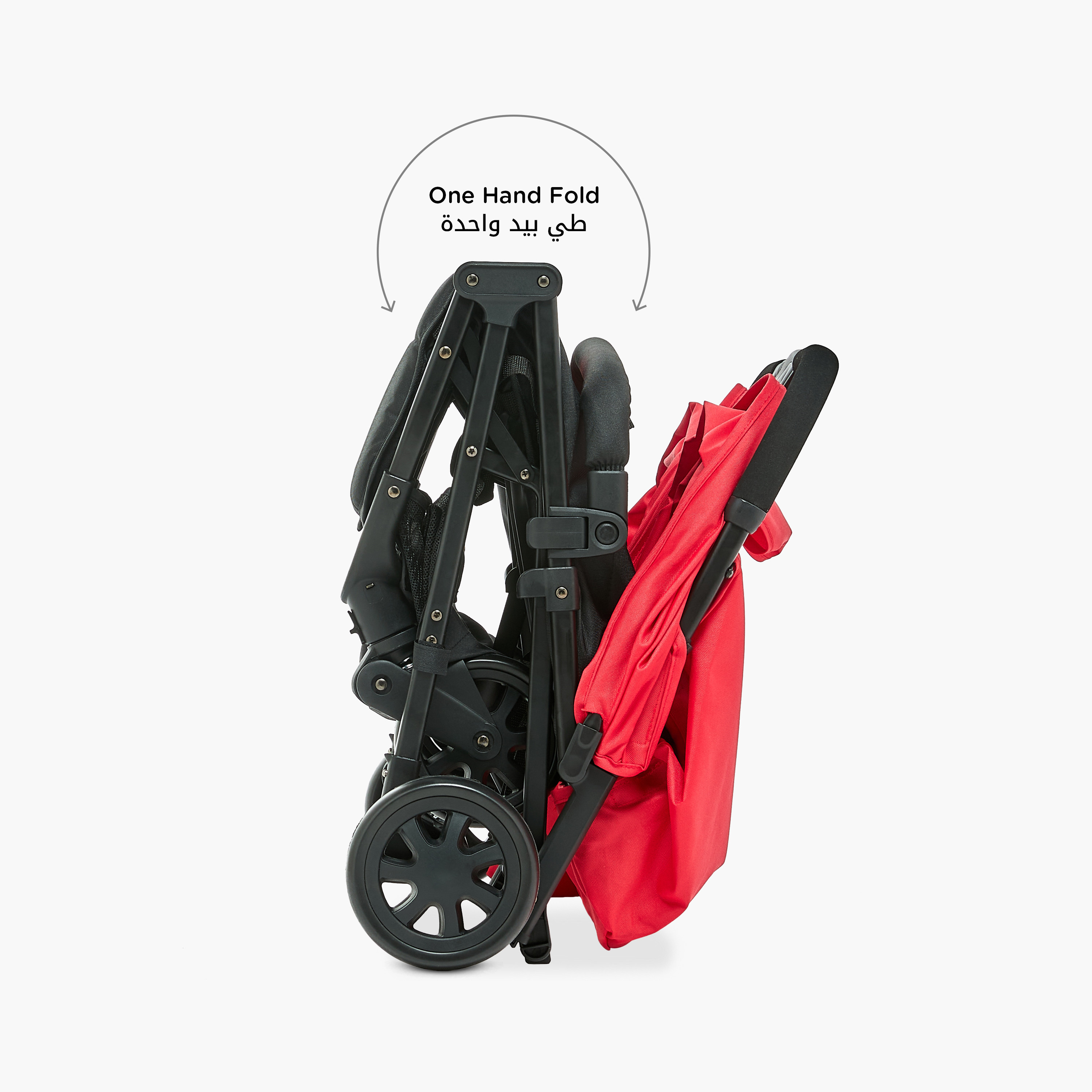 Juniors Twin Lite Stroller with Push Button Folding System, Steel Frame and Wheel Lock-baby-gear-strollersandprams-strollers-image-4