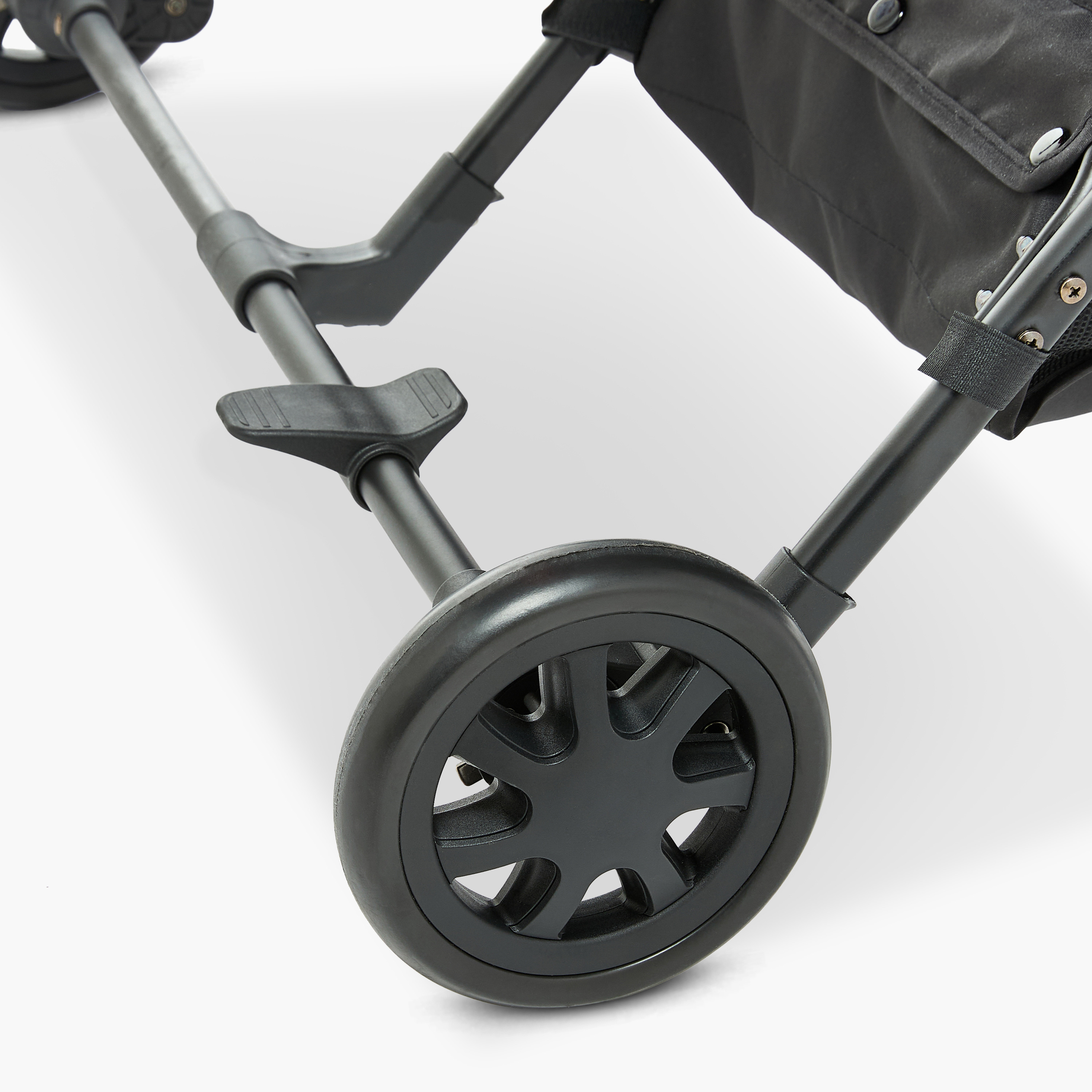 Juniors Twin Lite Stroller with Push Button Folding System, Steel Frame and Wheel Lock-baby-gear-strollersandprams-strollers-image-10