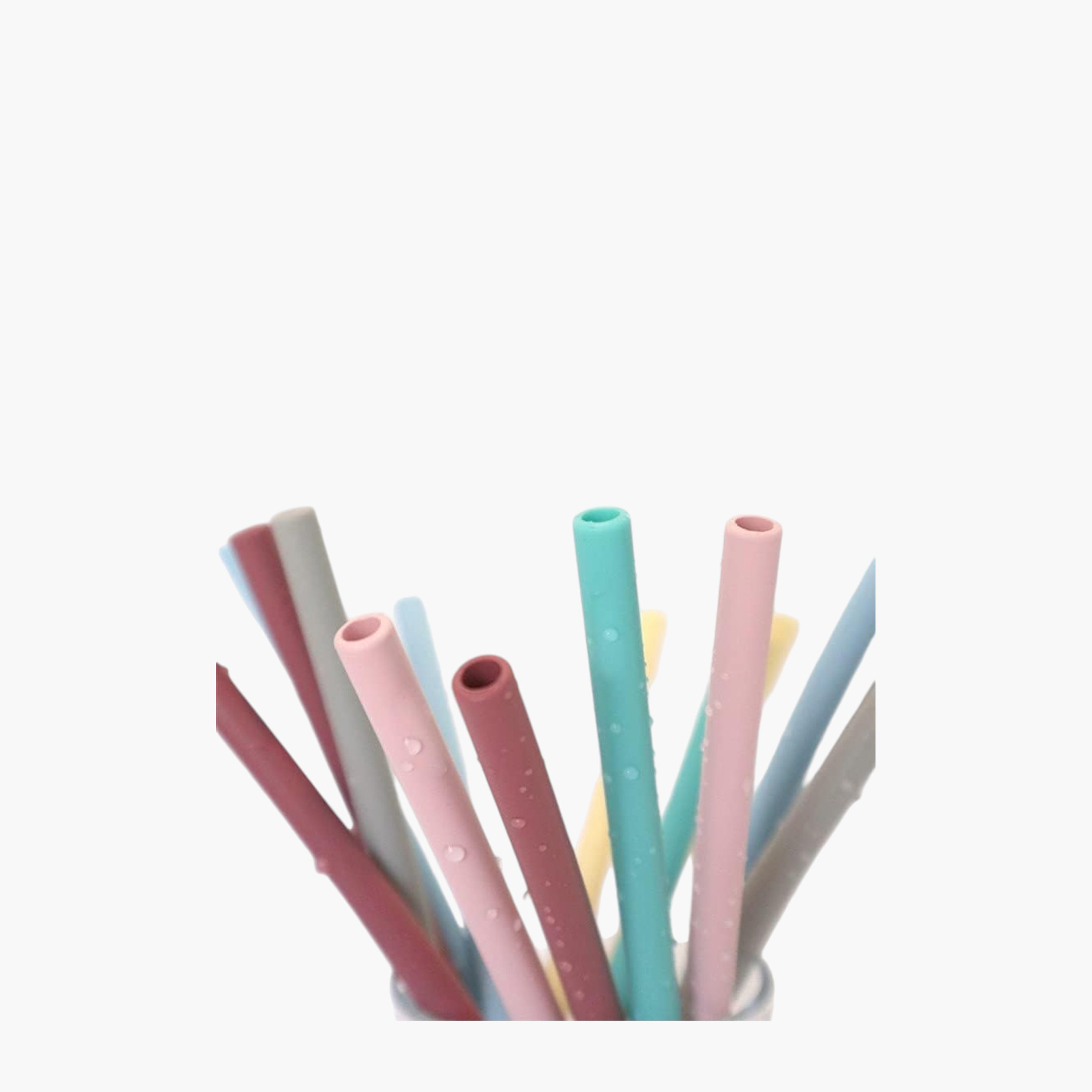 Minikoioi 4-Piece Flexi Silicone Straw Set-baby-feeding-mealtimeessentials-image-4