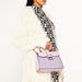 Celeste Tweed Panel Crossbody Bag with Top Handle and Twist Clasp-Women%27s Handbags-thumbnail-0
