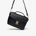 Elle Monogram Embossed Satchel Bag-Women%27s Handbags-thumbnail-2