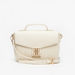 Elle Monogram Embossed Satchel Bag-Women%27s Handbags-thumbnailMobile-1