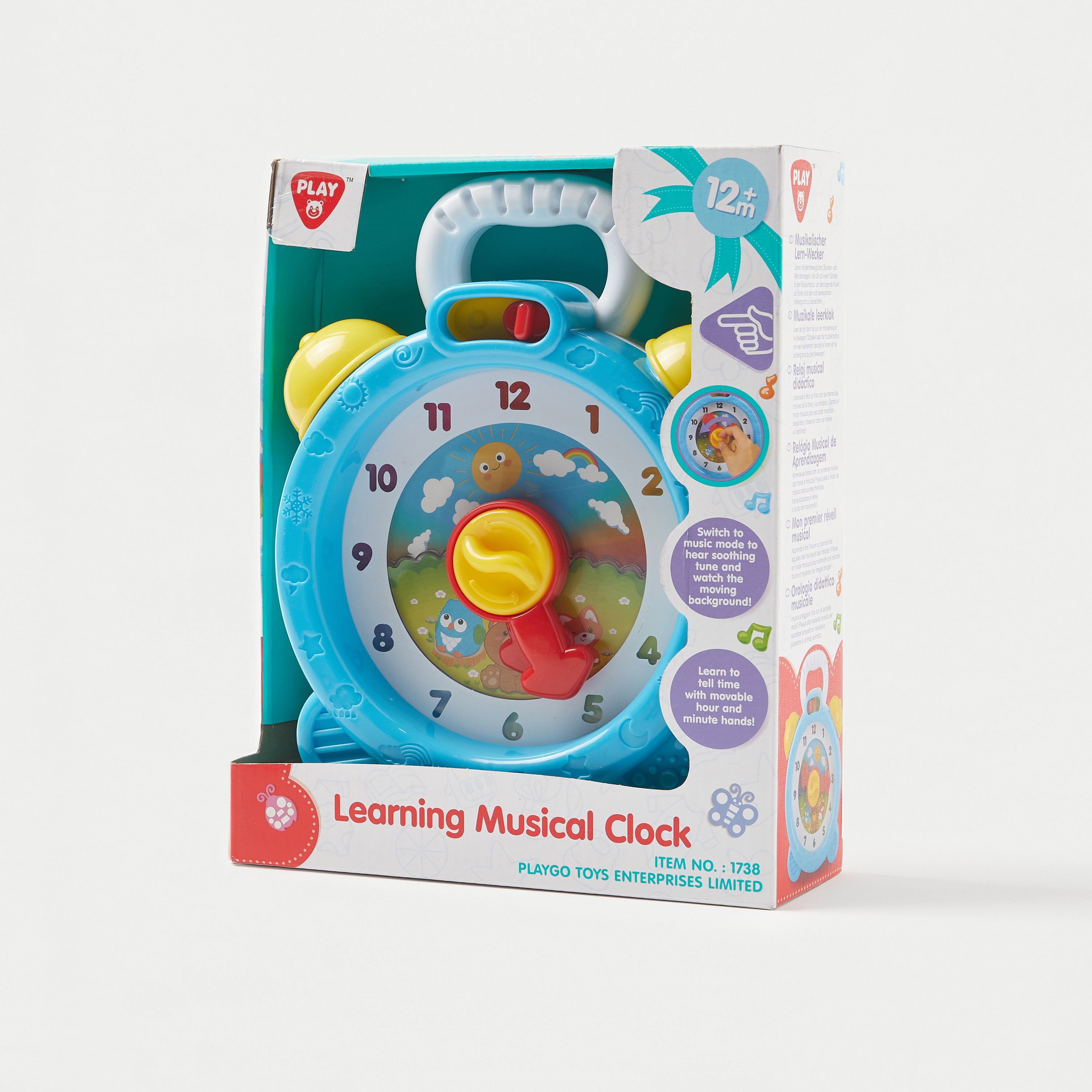 Playgo Learning Musical Clock Toy-toys-babyandtoddlertoys-learningtoys-image-4