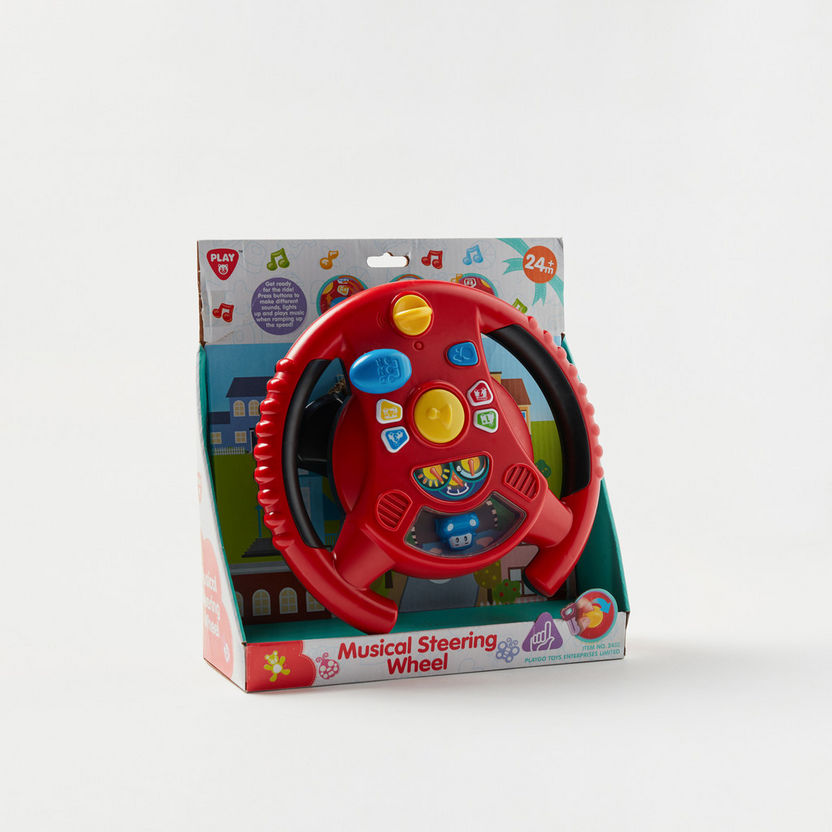 Playgo Battery Operated Steering Wheel-Baby and Preschool-image-4
