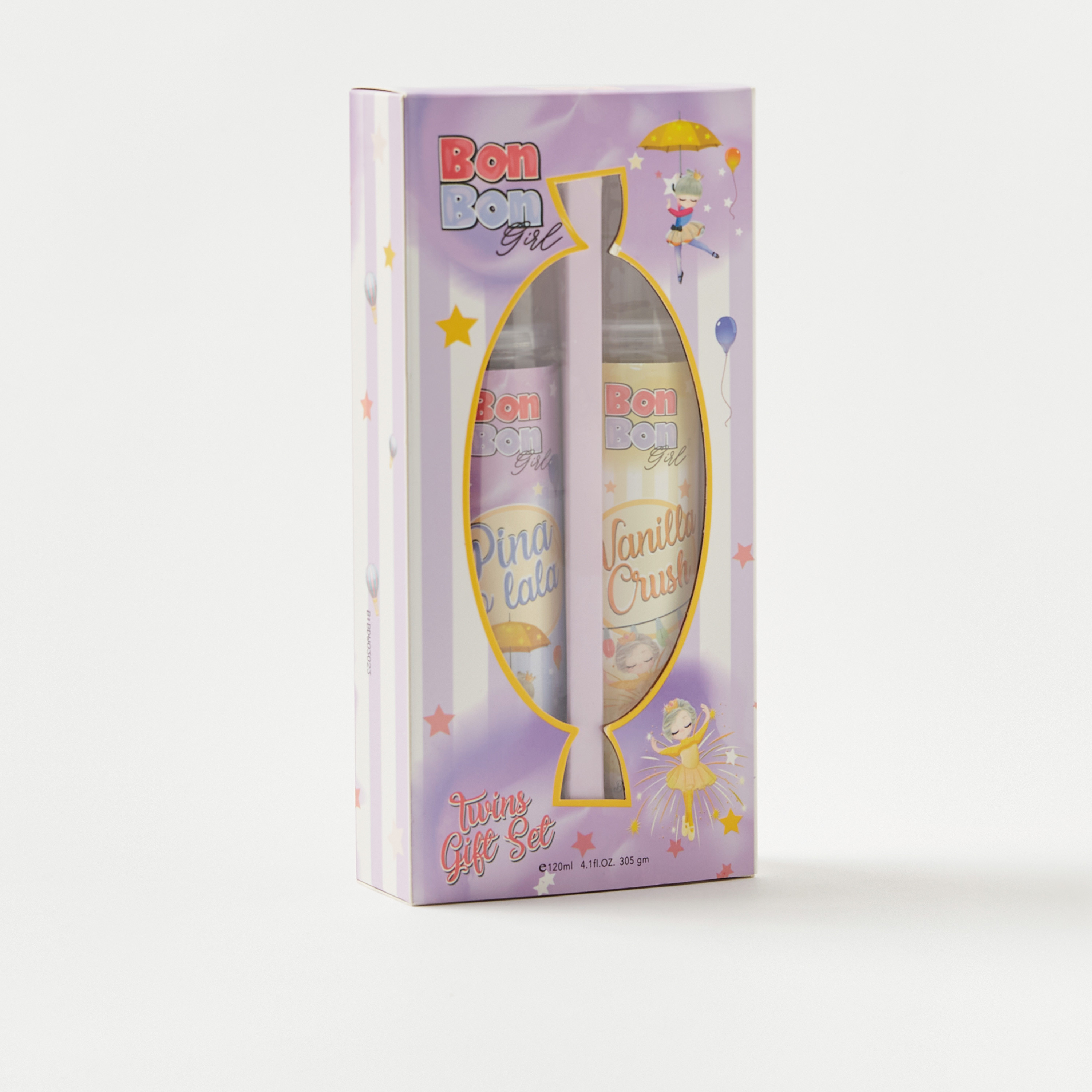طقم هدايا بخاخ معطر للجسم قطعتين من بون بون جيرل-baby-bathandcare-hairbodyskincare-image-4