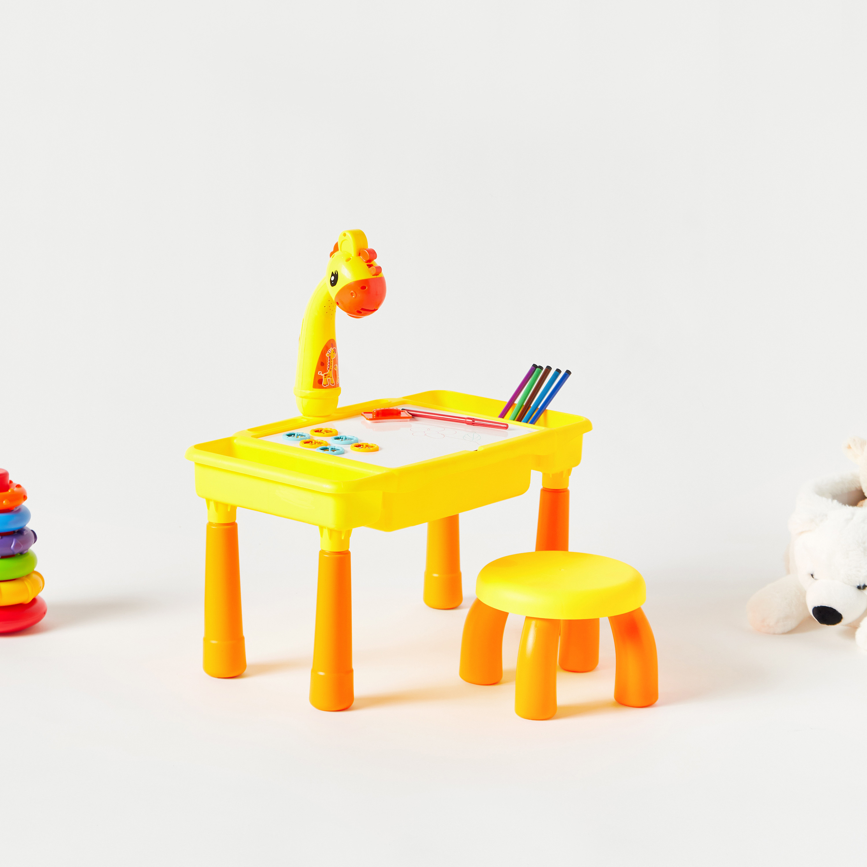 Projection Painting and Writing Desk with Stool-toys-babyandtoddlertoys-learningtoys-image-1