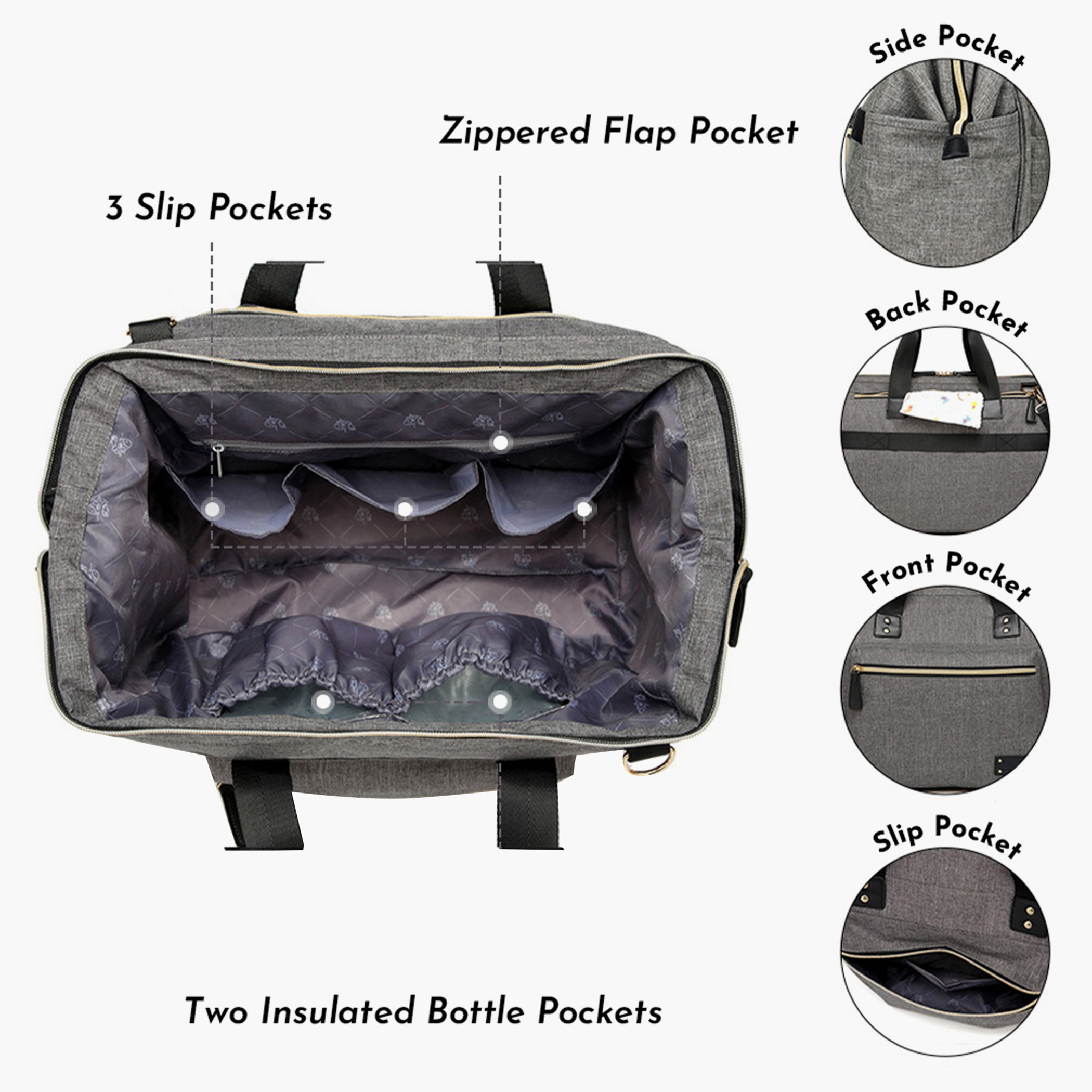 Little Story Zera Mom Dad Diaper Bag-baby-diapering-diaperbags-image-6