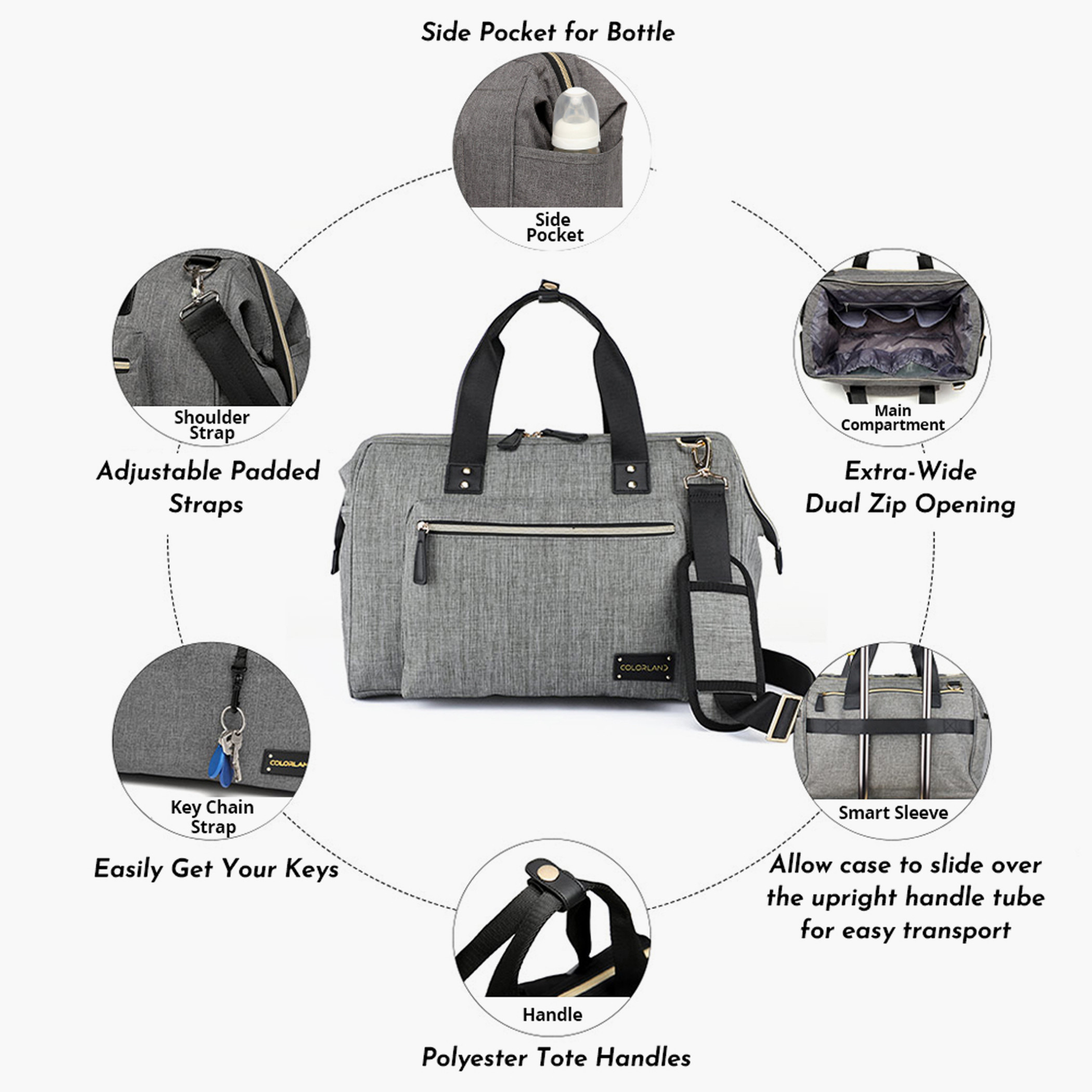 Little Story Zera Mom Dad Diaper Bag-baby-diapering-diaperbags-image-7