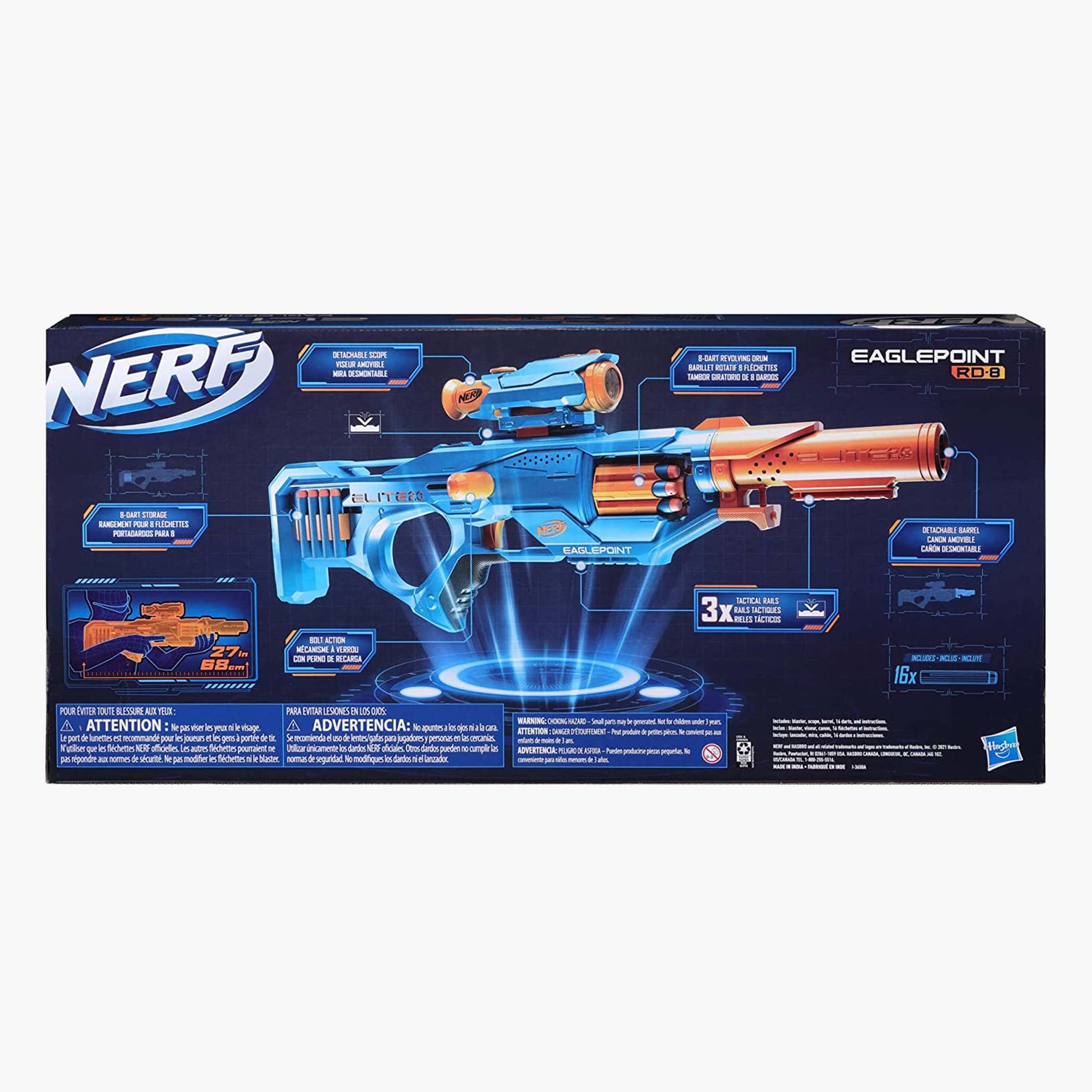 Nerf Elite 2.0 Eaglepoint RD-8 Dart Gun-toys-outdoor-gunsandfoamblasters-image-3
