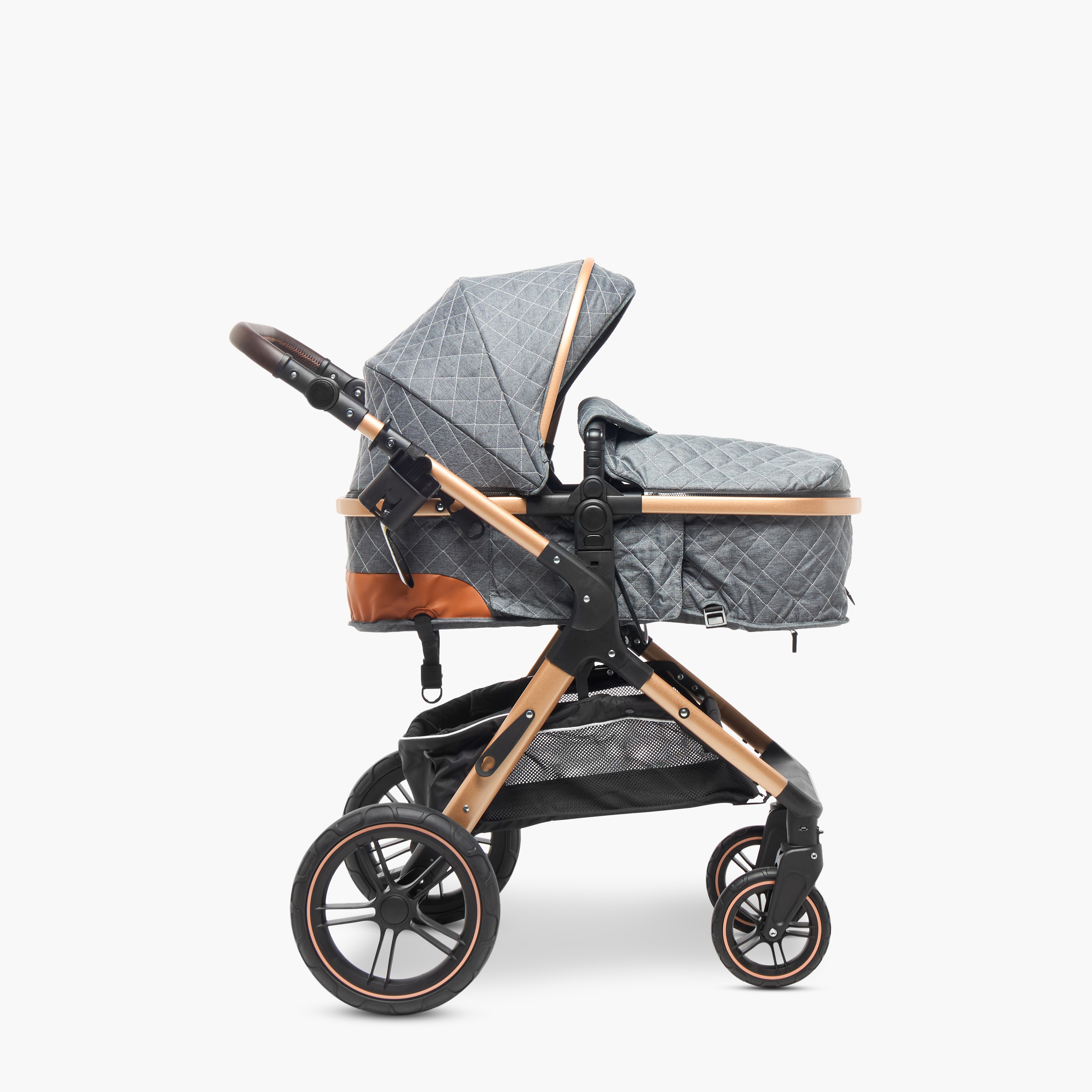 Juniors Anton Stroller with Push Button Folding System, Metal Frame and Wheel Lock-baby-gear-strollersandprams-strollers-image-4