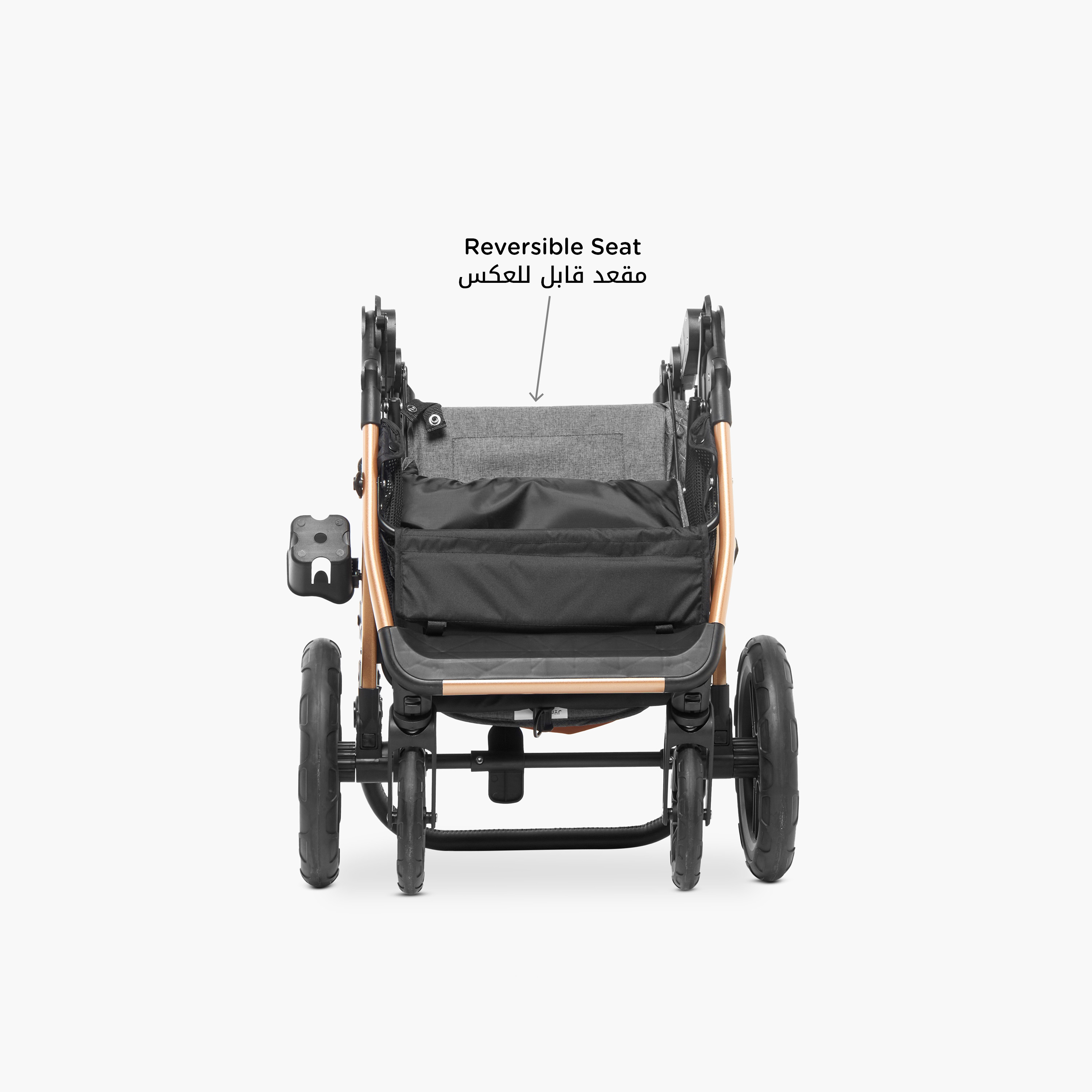 Juniors Anton Stroller with Push Button Folding System, Metal Frame and Wheel Lock-baby-gear-strollersandprams-strollers-image-7