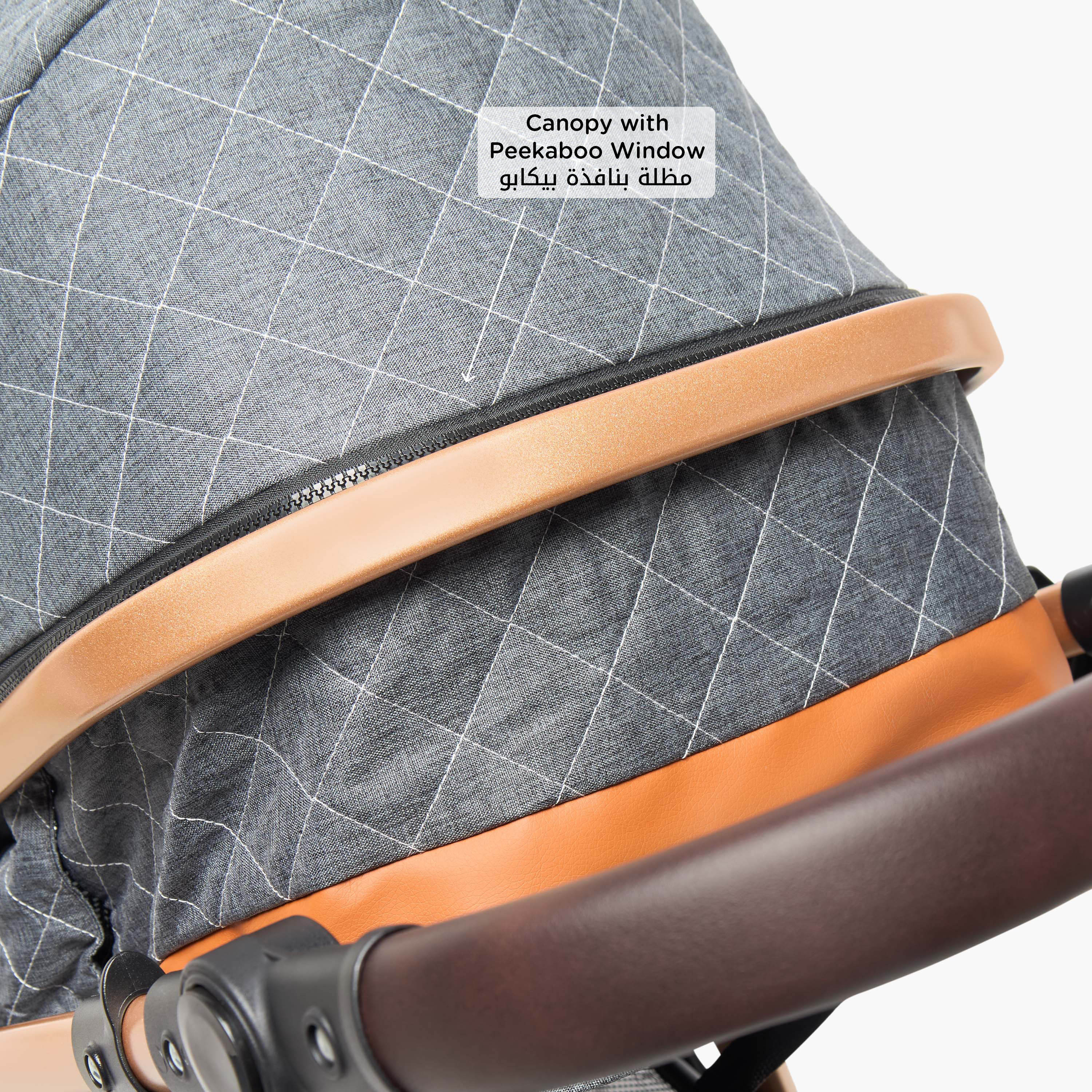 Juniors Anton Stroller with Push Button Folding System, Metal Frame and Wheel Lock-baby-gear-strollersandprams-strollers-image-9