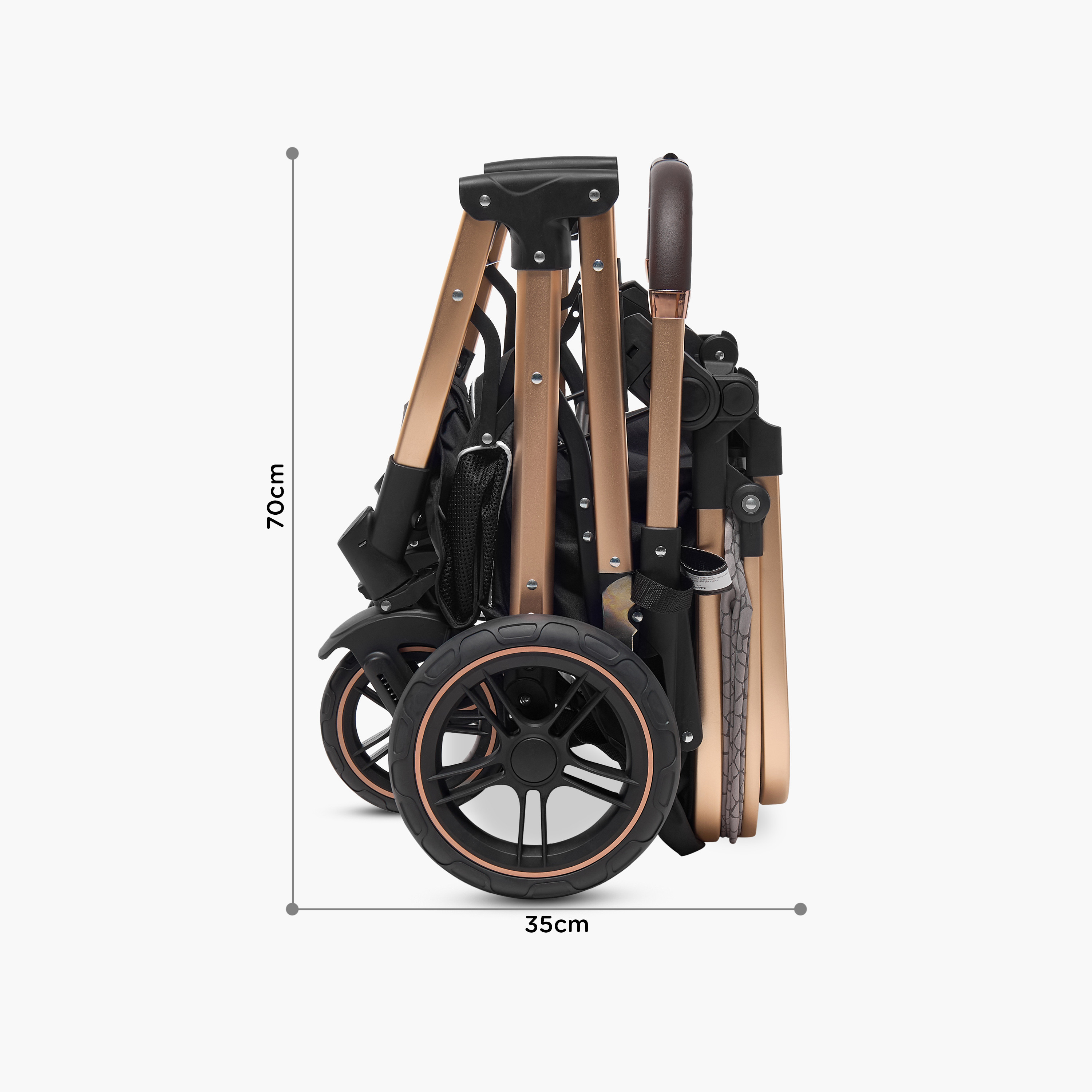 Juniors Anton Stroller with Push Button Folding System, Metal Frame and Wheel Lock-baby-gear-strollersandprams-strollers-image-17