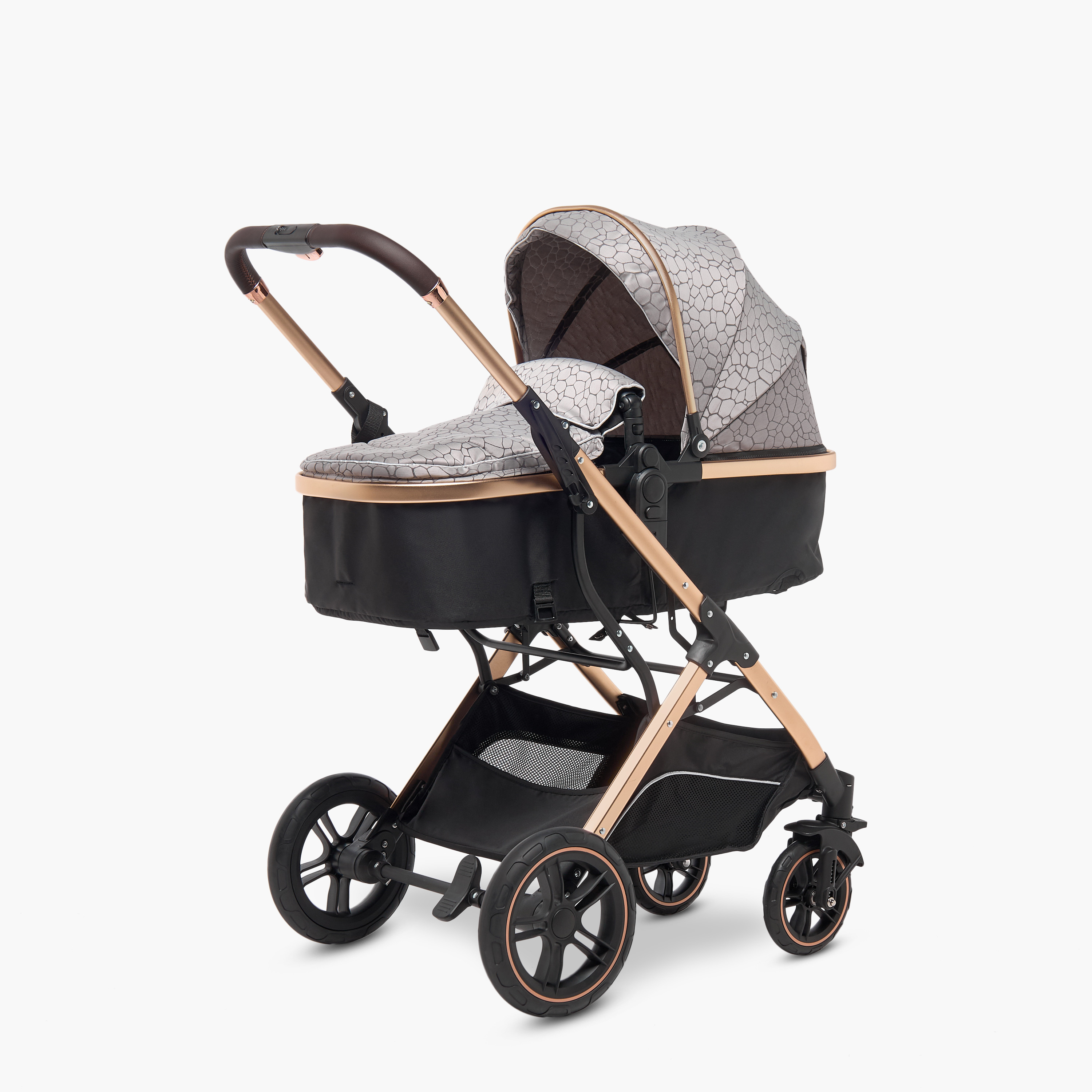 Juniors Anton Stroller with Push Button Folding System, Metal Frame and Wheel Lock-baby-gear-strollersandprams-strollers-image-3