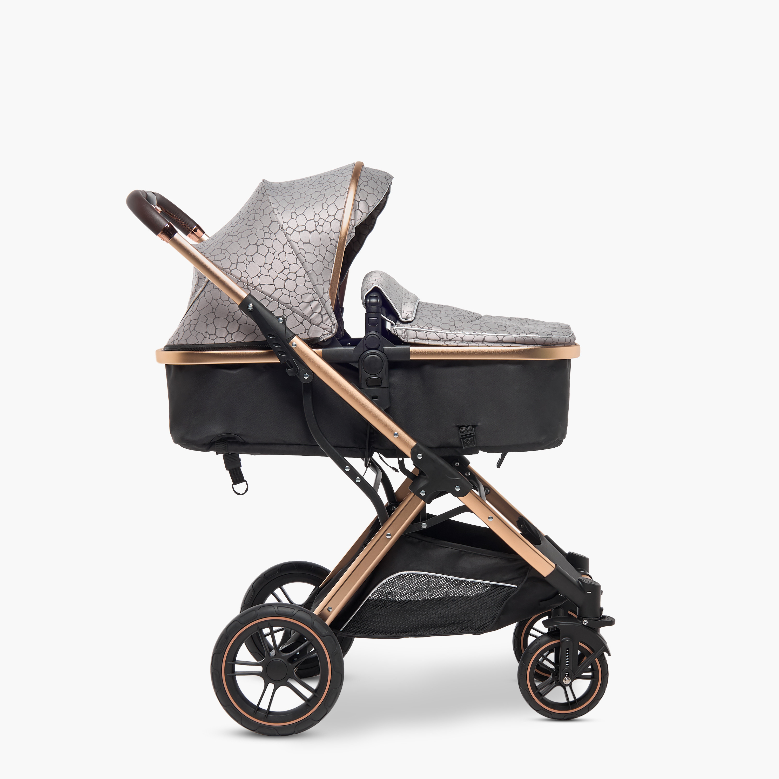 Juniors Anton Stroller with Push Button Folding System, Metal Frame and Wheel Lock-baby-gear-strollersandprams-strollers-image-4