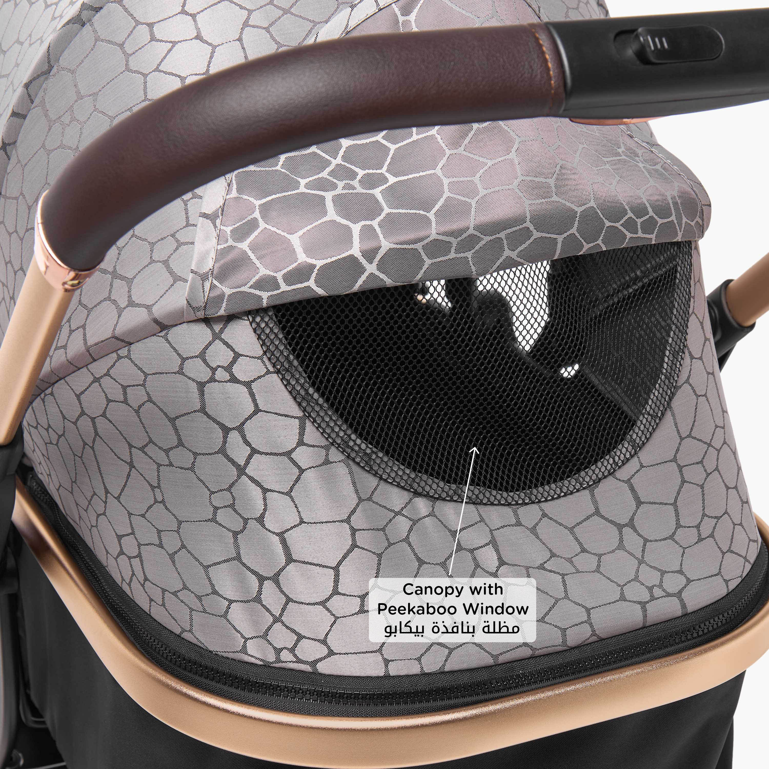 Juniors Anton Stroller with Push Button Folding System, Metal Frame and Wheel Lock-baby-gear-strollersandprams-strollers-image-9