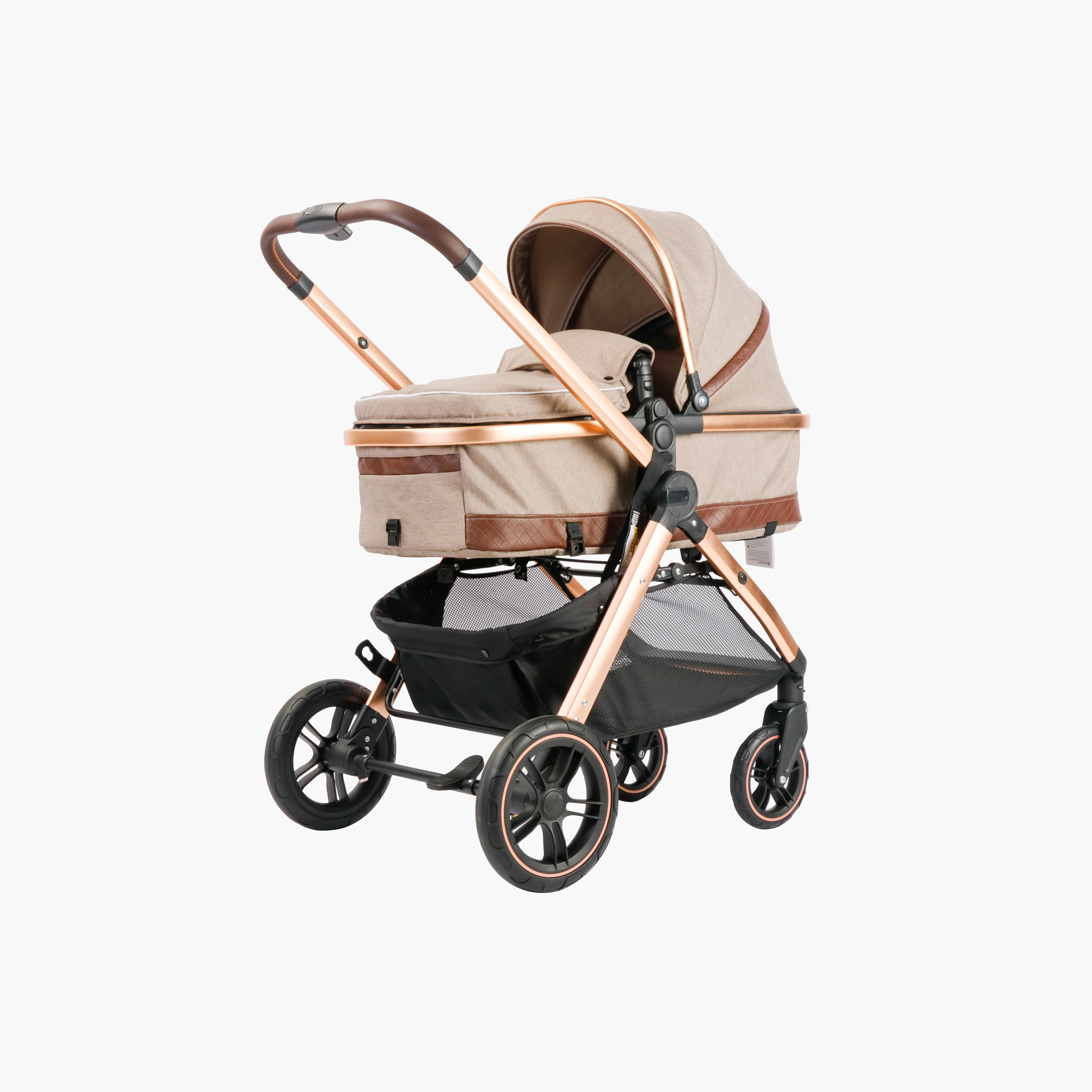 عربة أطفال أوليفا بنظام طي بزر ضغط وإطار ألومنيوم وقفل للعجلات من جونيورز -baby-gear-strollersandprams-strollers-image-5