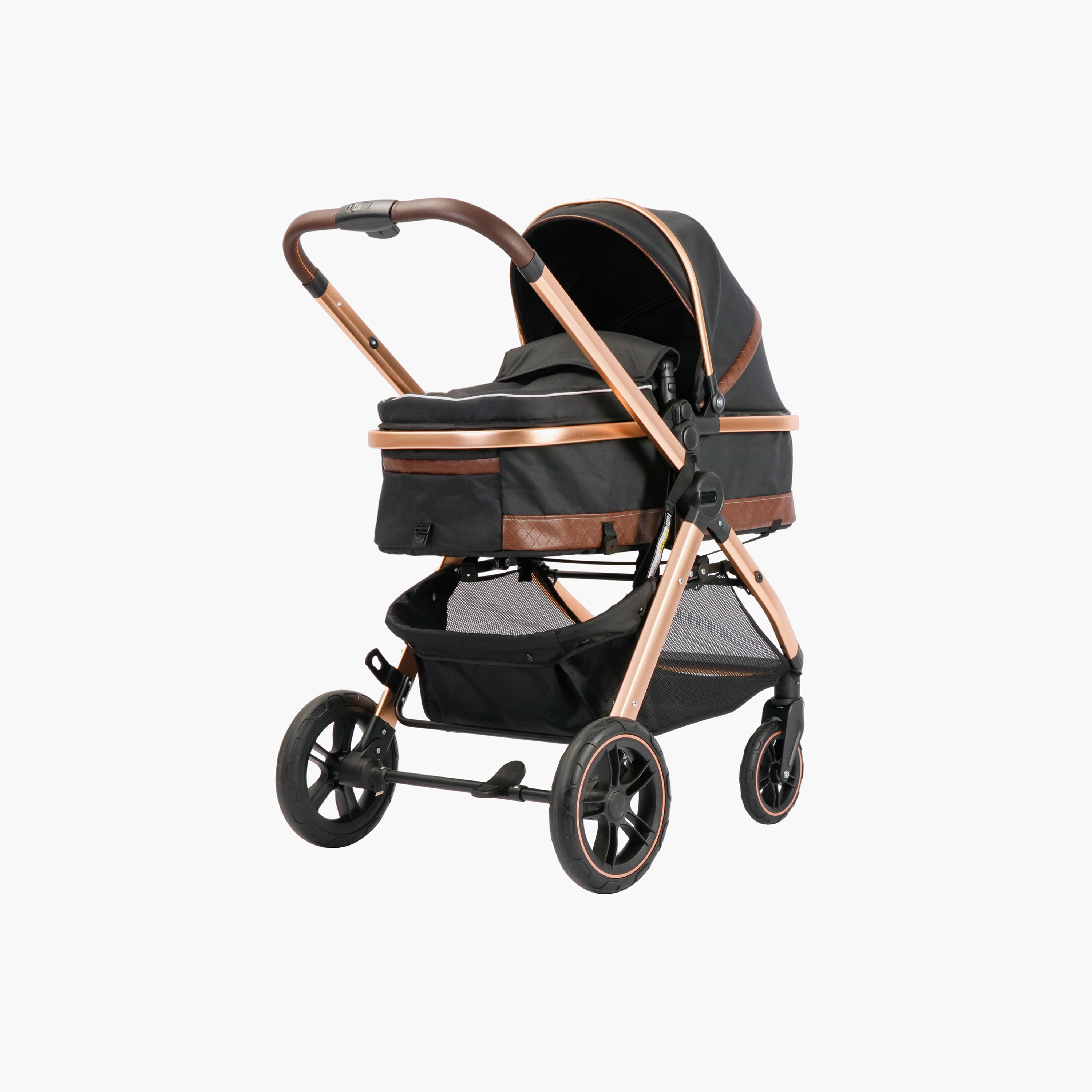 Juniors Oliva Stroller with Push Button Folding System, Aluminium Frame and Wheel Lock-baby-gear-strollersandprams-strollers-image-5