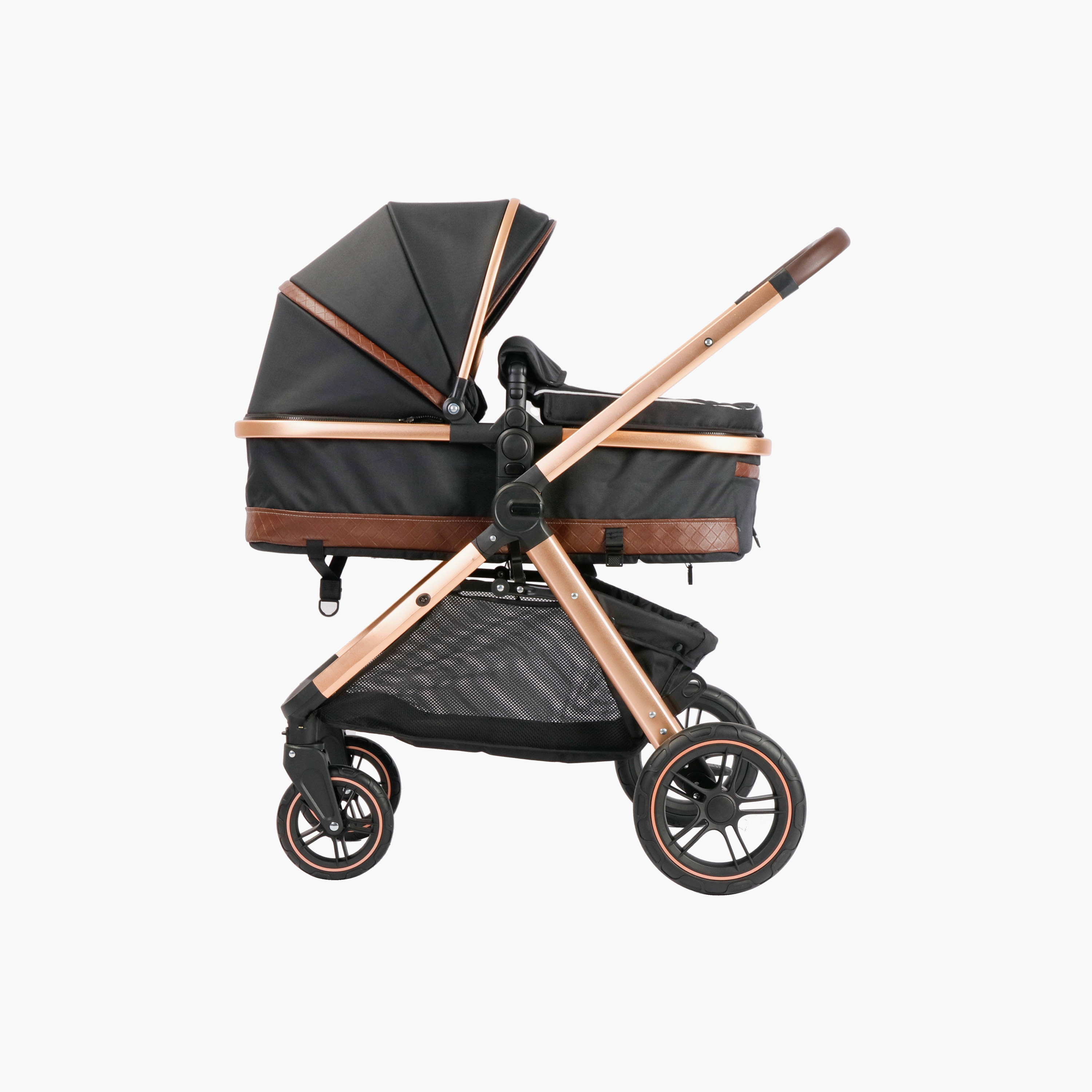 Juniors Oliva Stroller with Push Button Folding System, Aluminium Frame and Wheel Lock-baby-gear-strollersandprams-strollers-image-6
