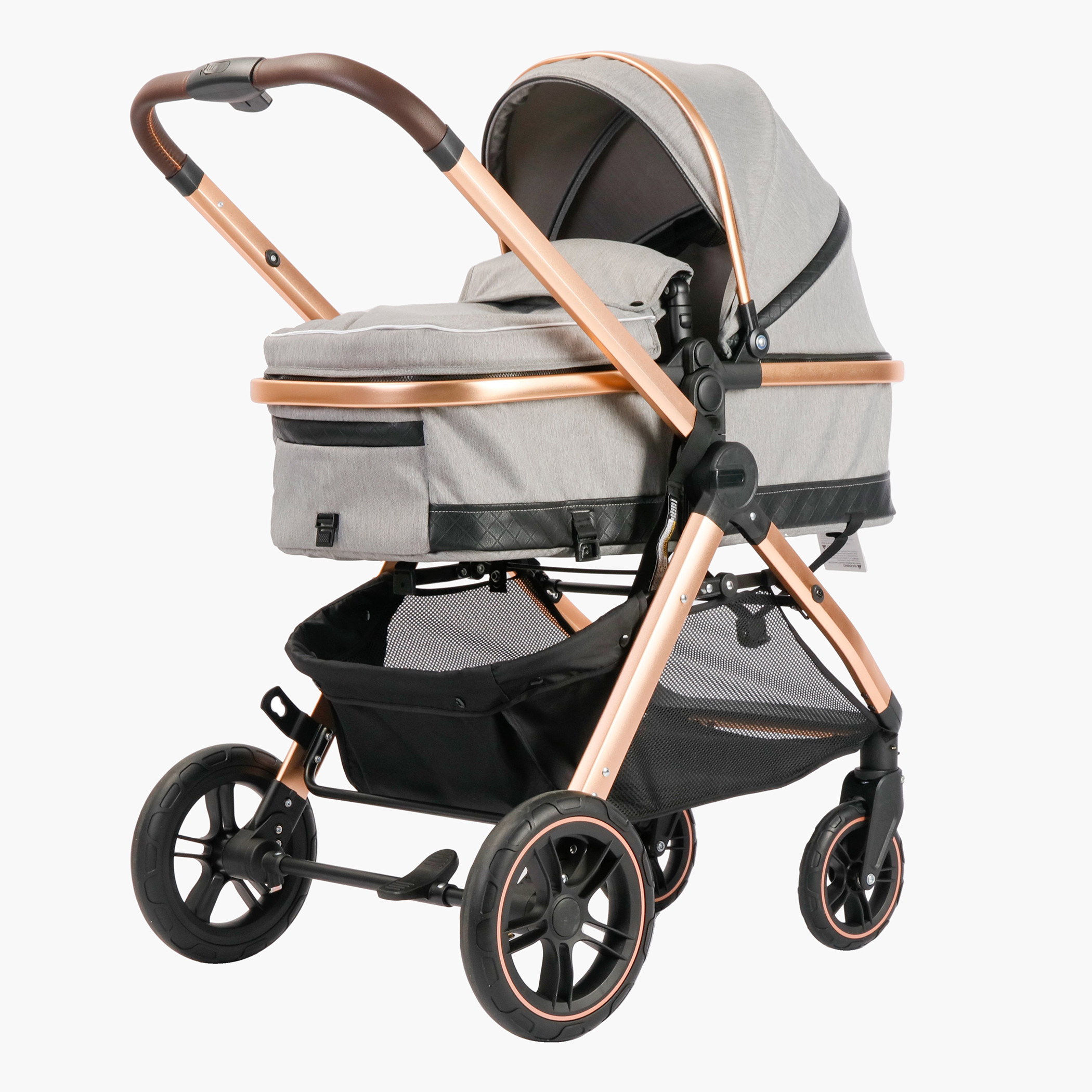 عربة أطفال أوليفا بنظام طي بزر ضغط وإطار ألومنيوم وقفل للعجلات من جونيورز -baby-gear-strollersandprams-strollers-image-5