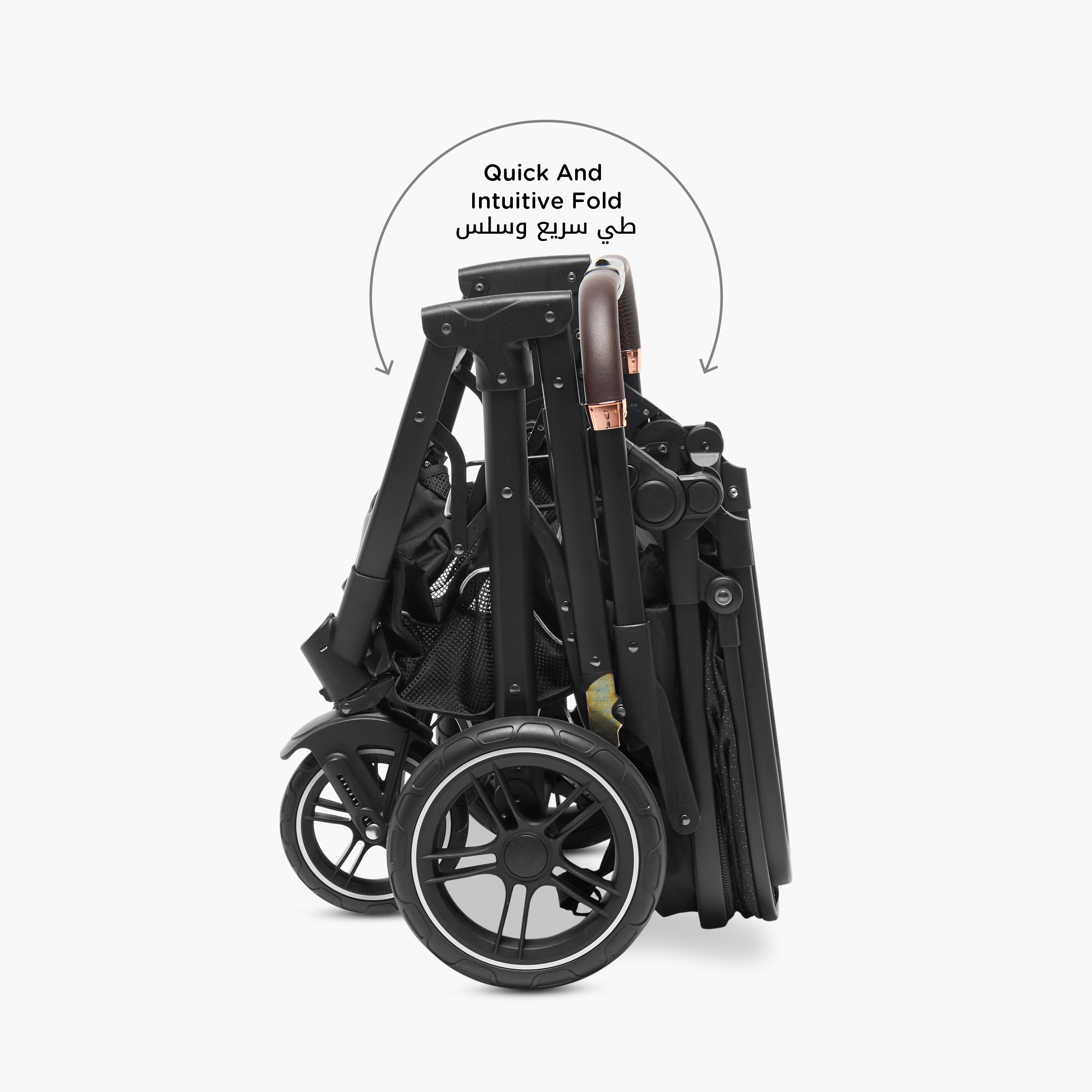 Juniors City Multipurpose Stroller with Push Button Folding System, Metal Frame and Wheel Lock-baby-gear-strollersandprams-strollers-image-6
