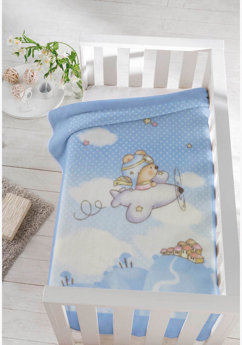 Pielsa Printed Blanket - 110x140 cms-Blankets and Throws-image-0