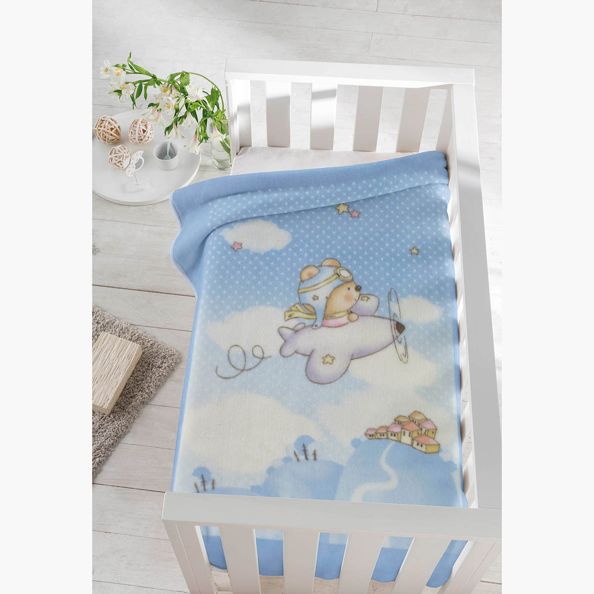 Pielsa Printed Blanket - 80x110 cms-baby-nursery-blanketsandswaddles-blanketsandquilts-image-1
