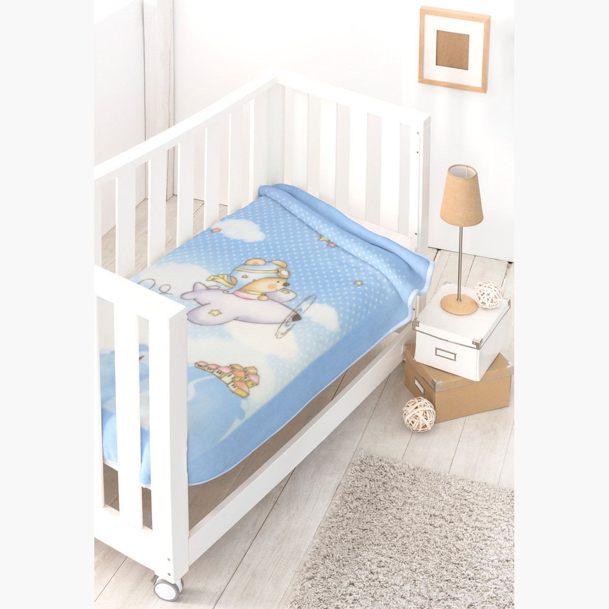 Pielsa Printed Blanket - 80x110 cms-baby-nursery-blanketsandswaddles-blanketsandquilts-image-2