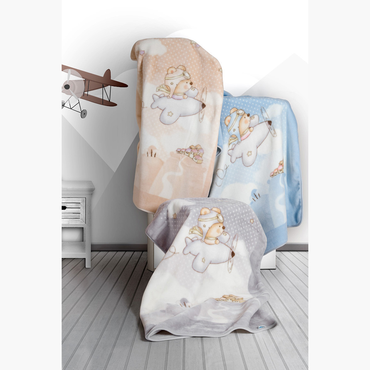 Pielsa Printed Blanket - 80x110 cms-baby-nursery-blanketsandswaddles-blanketsandquilts-image-5