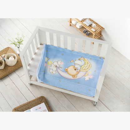 Pielsa Bear Print Blanket - 80x110 cms-Blankets and Throws-image-0