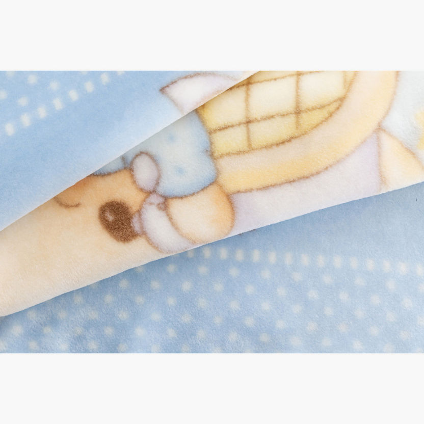 Pielsa Bear Print Blanket - 80x110 cms-Blankets and Throws-image-3