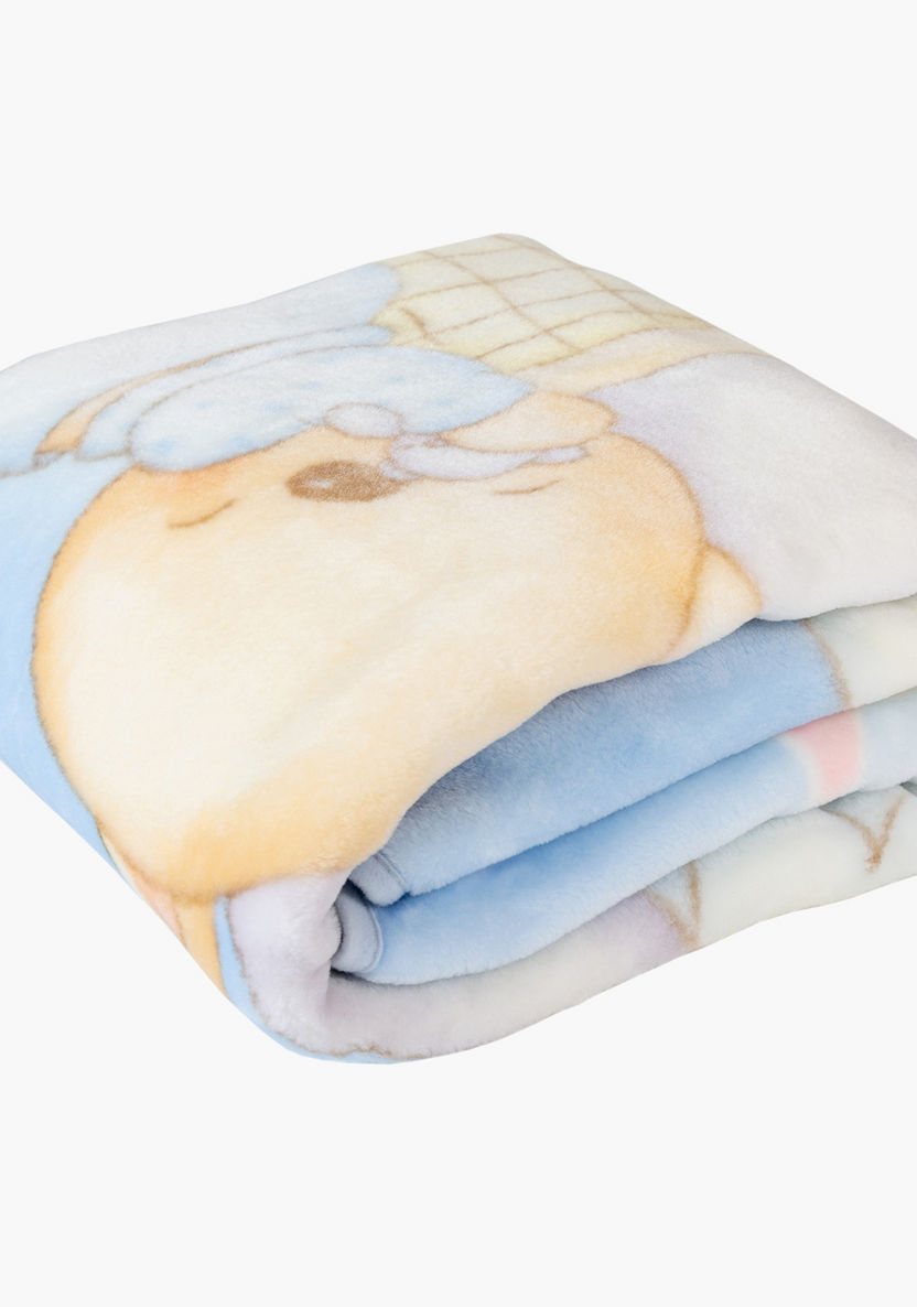 Pielsa Bear Print Blanket - 80x110 cms-Blankets and Throws-image-4