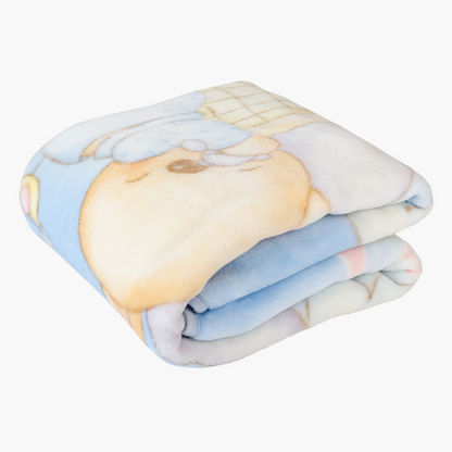 Pielsa Bear Print Blanket - 80x110 cms-Blankets and Throws-image-4