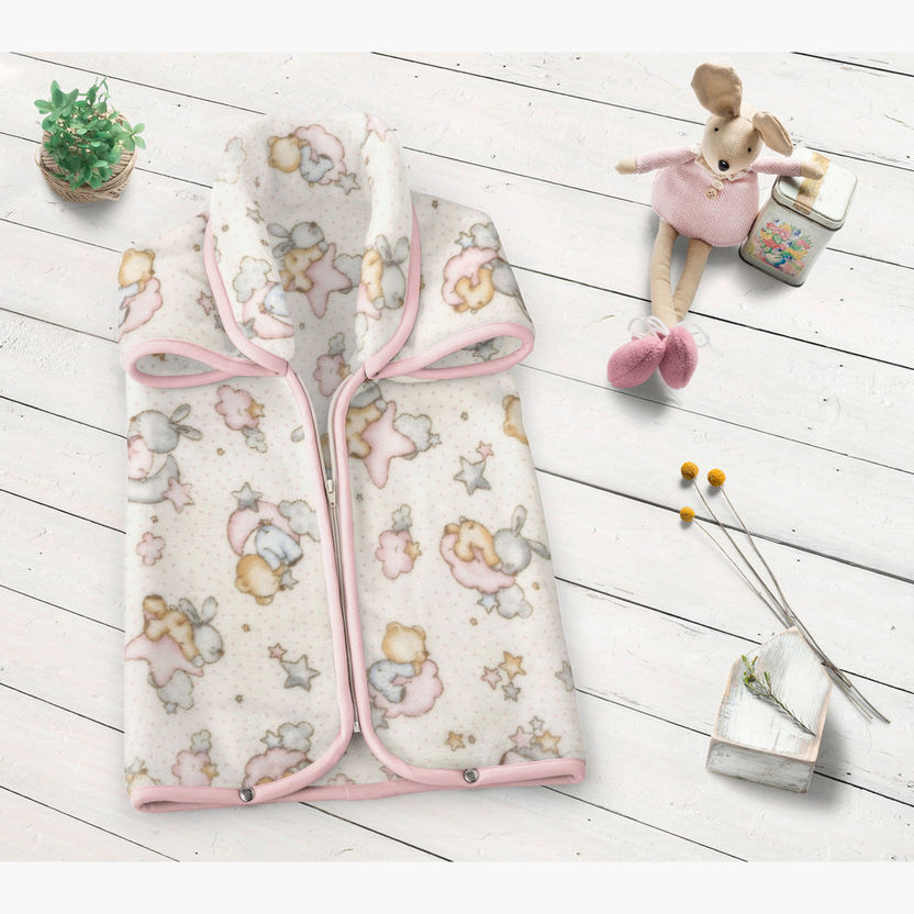 Pielsa Printed Nest Bag - 80x90 cms-Swaddles and Sleeping Bags-image-0