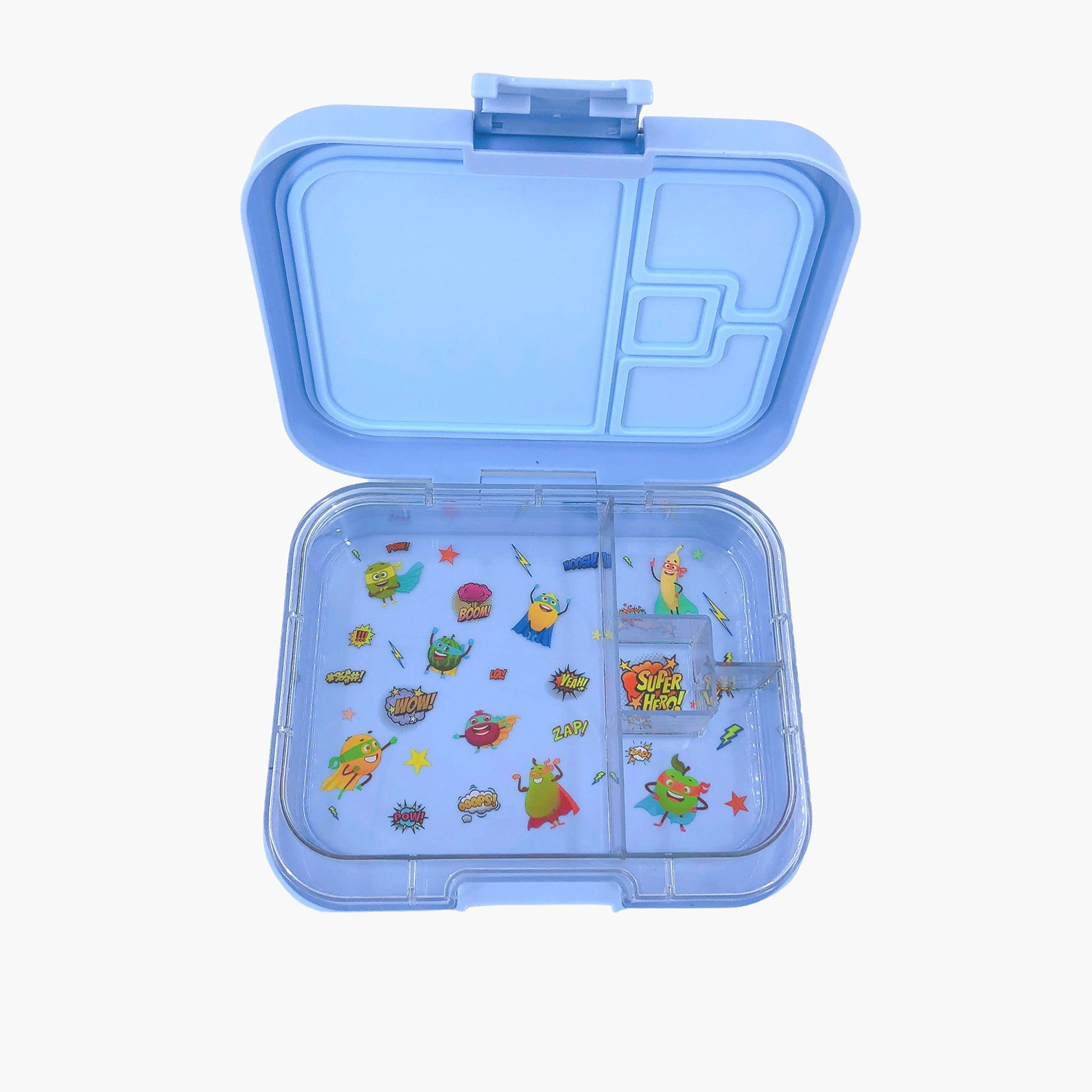 Tiny Wheels Solid Bento Lunch Box with 4 Compartments-school-lunchessentials-lunchboxes-image-5