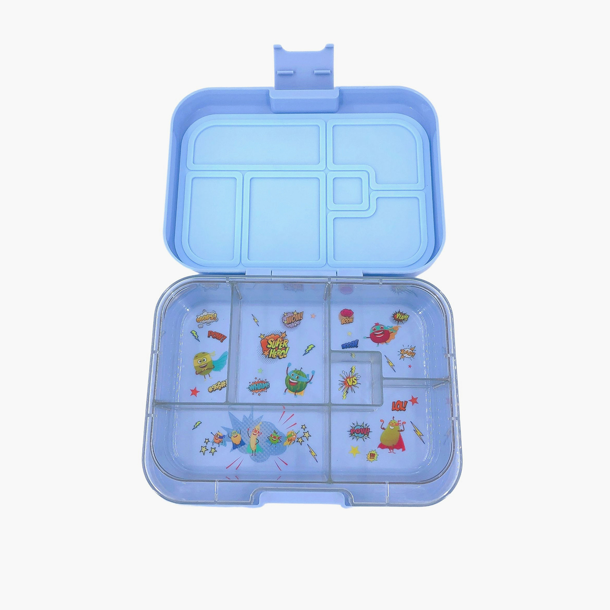 Tiny Wheels Solid Bento Lunch Box with 6 Compartments-school-lunchessentials-lunchboxes-image-5