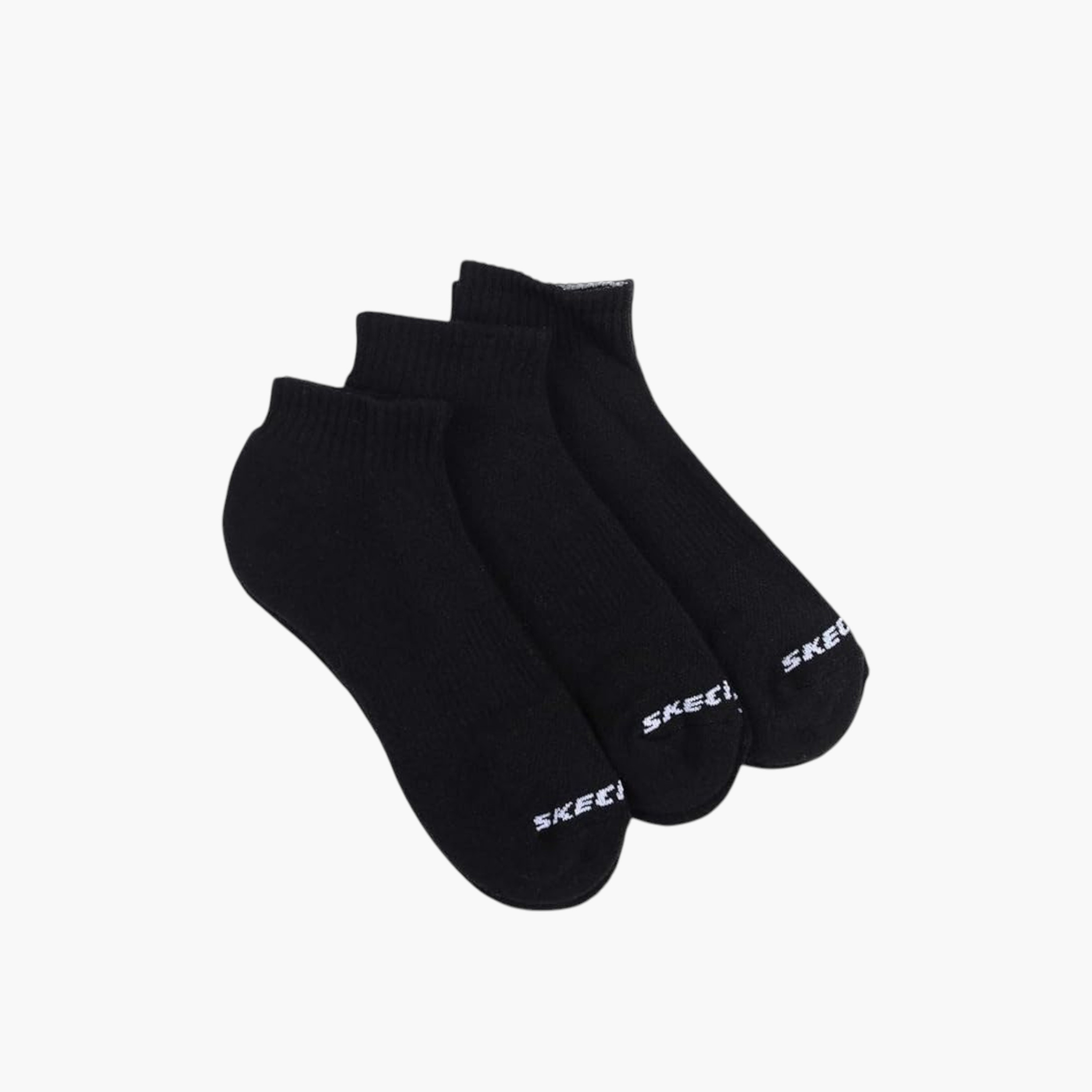 Skechers 3-Piece Logo Print No Show Sports Socks Set - S114041D-001-men-socks-image-1