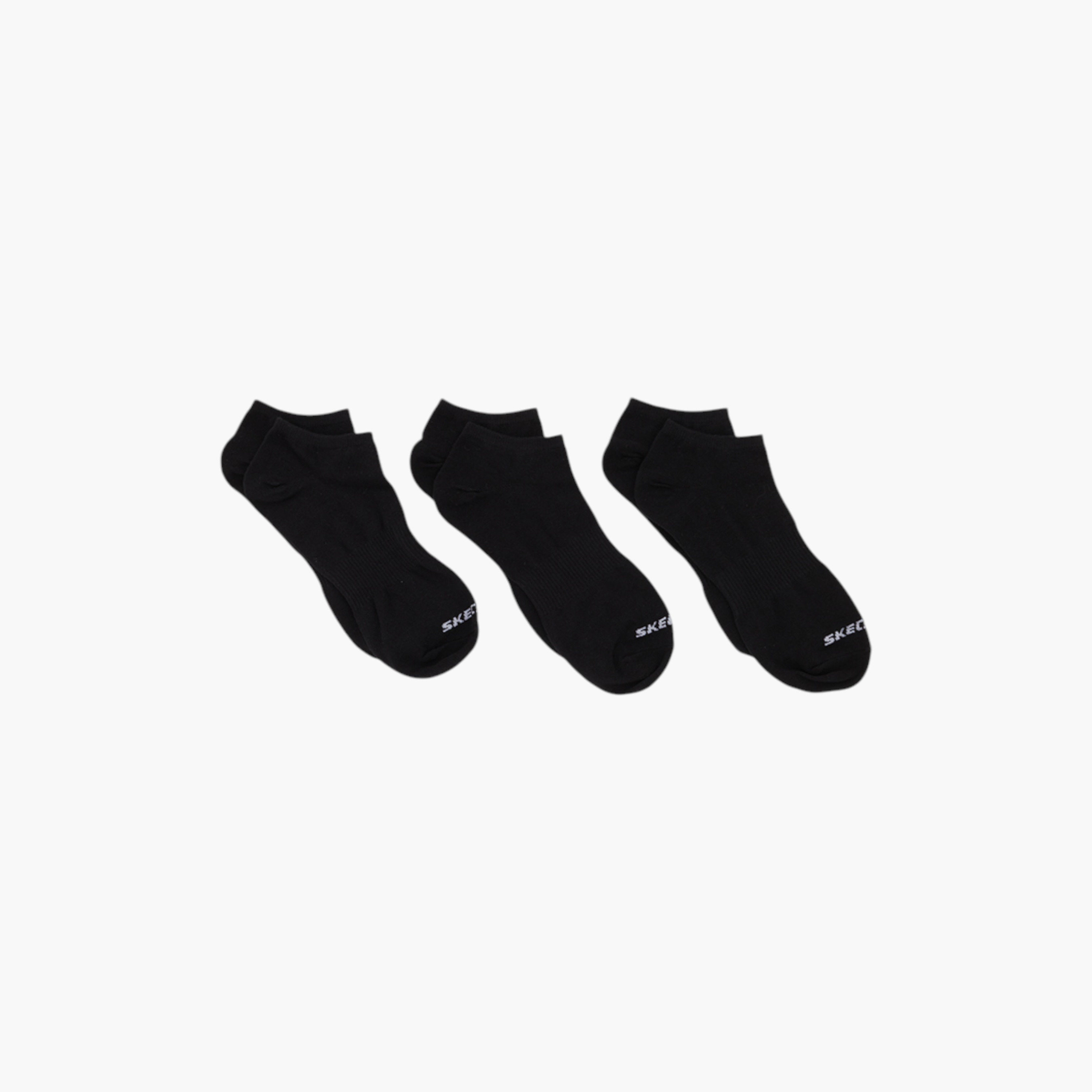 Skechers 3-Piece Logo Print No Show Sports Socks Set - S114041D-001-men-socks-image-2