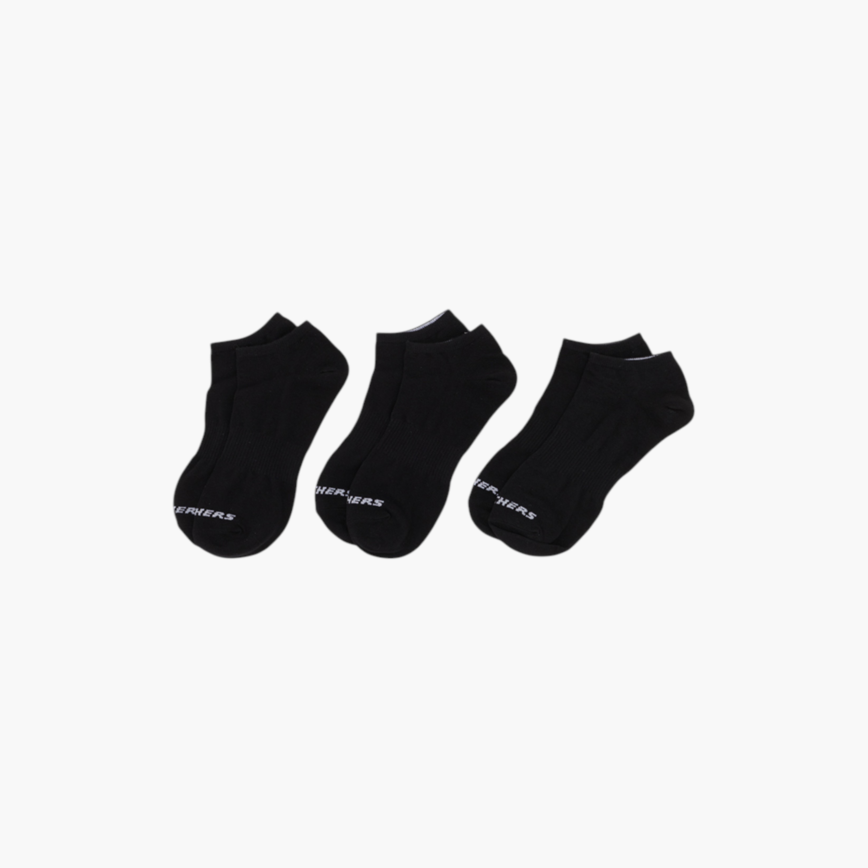 Skechers 3-Piece Logo Print No Show Sports Socks Set - S114041D-001-men-socks-image-3