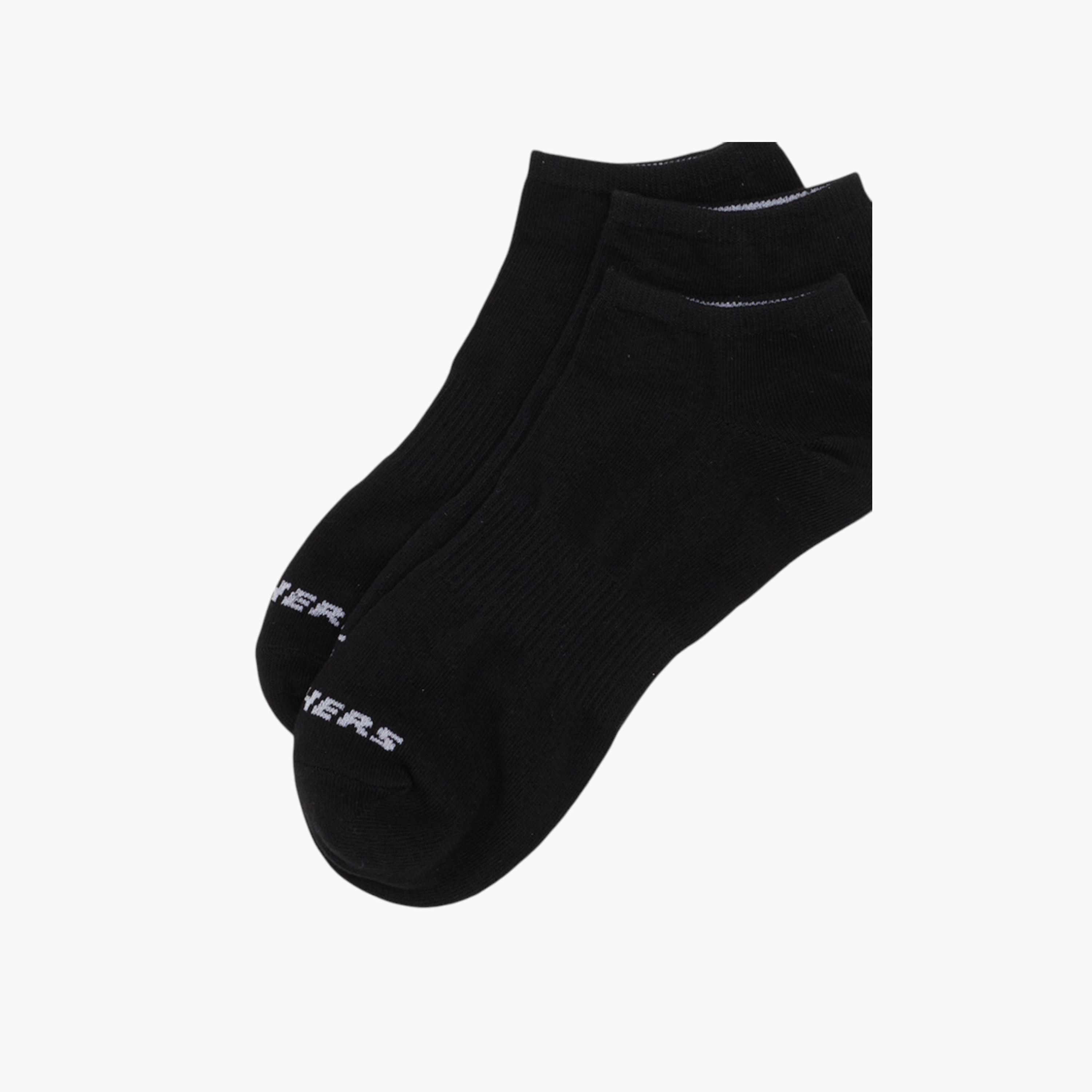 Skechers 3-Piece Logo Print No Show Sports Socks Set - S114041D-001-men-socks-image-4