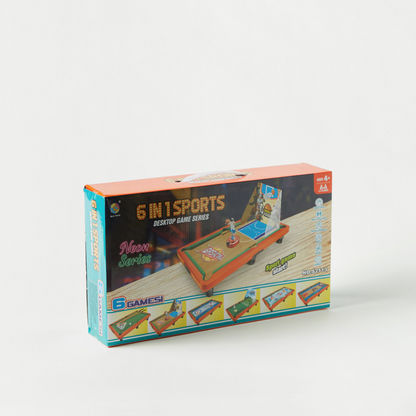 Neon Series 6-in1 Sports Board Game Playset-Blocks%2C Puzzles and Board Games-image-0