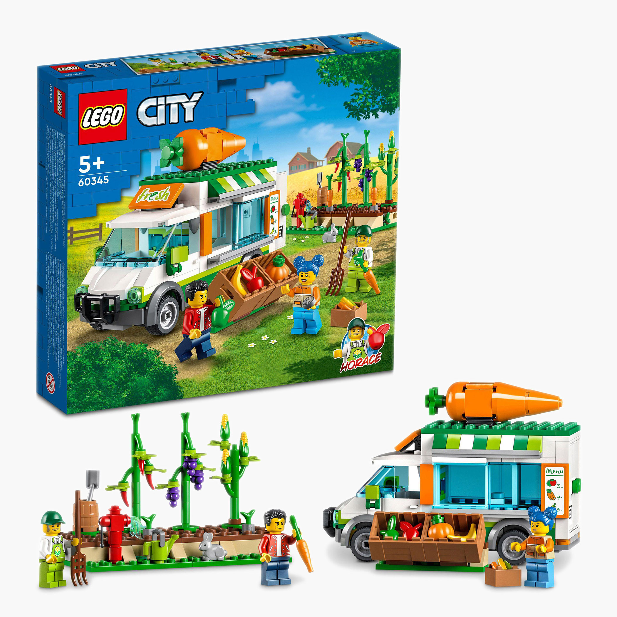 Buy Lego 60345 Farmers Market Van Playset Online Mothercare Bahrain