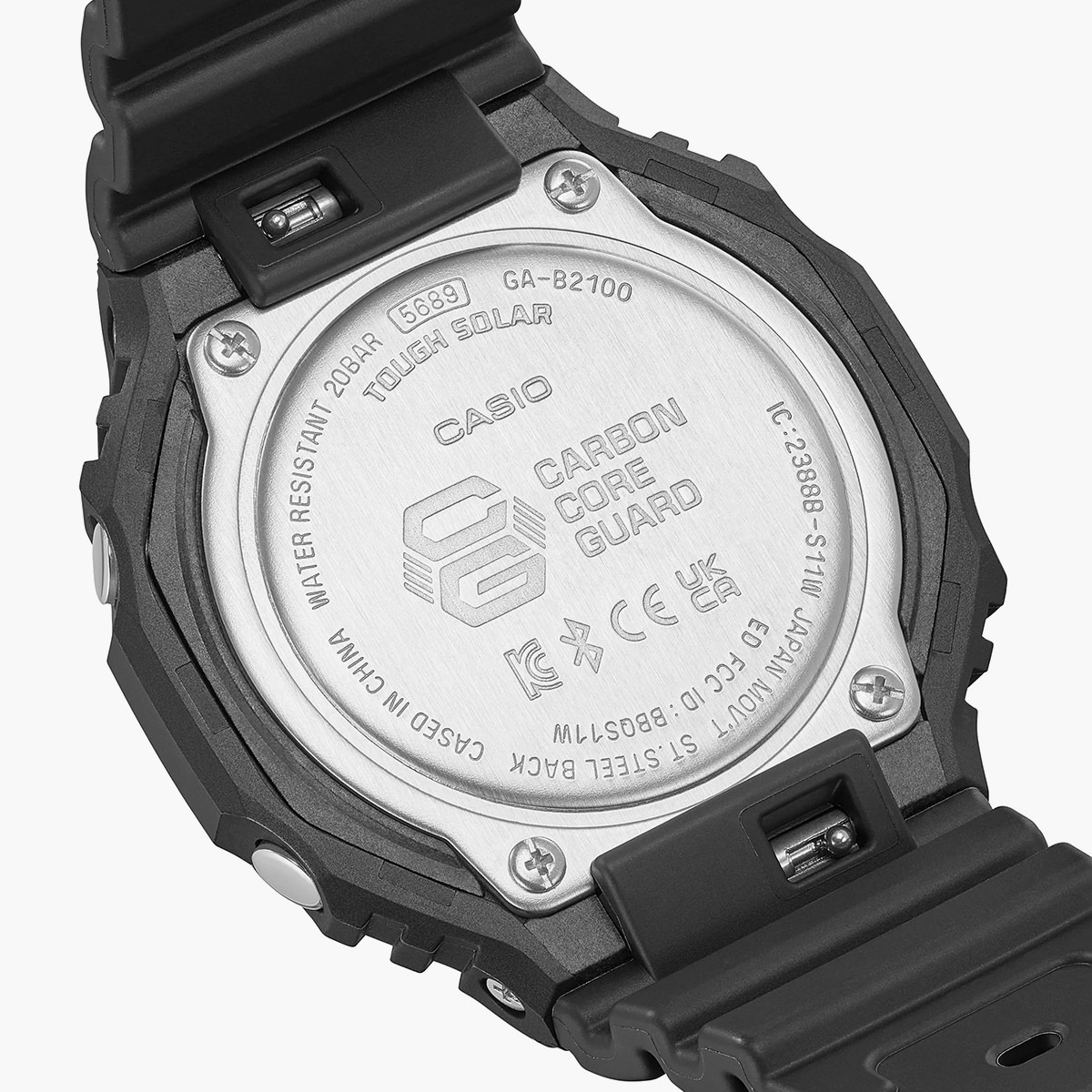 G-Shock Men Black Resin Strap Analog-Digital Watch - GA-B2100-1ADR-men-watchesandjewellery-watches-image-4