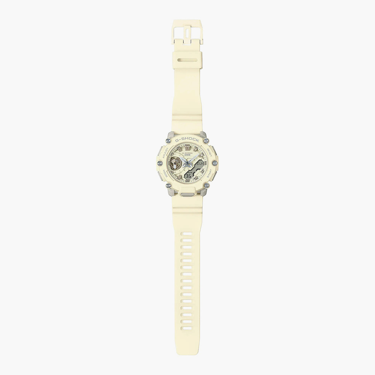 G-Shock Women Cream Resin Strap Analog-Digital Watch - GMA-S2200-7ADR-women-watchesandjewellery-watches-image-4