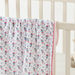 Juniors Princess Print Receiving Blanket with Hood - 80x80 cms-Receiving Blankets-thumbnailMobile-1