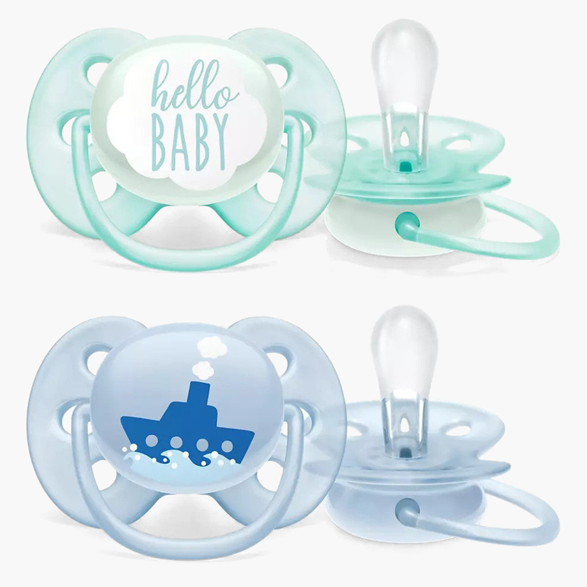 طقم لهاية من قطعتين من فيليبس أفنت - من 0 إلى 6 أشهر-baby-feeding-pacifiers-image-2