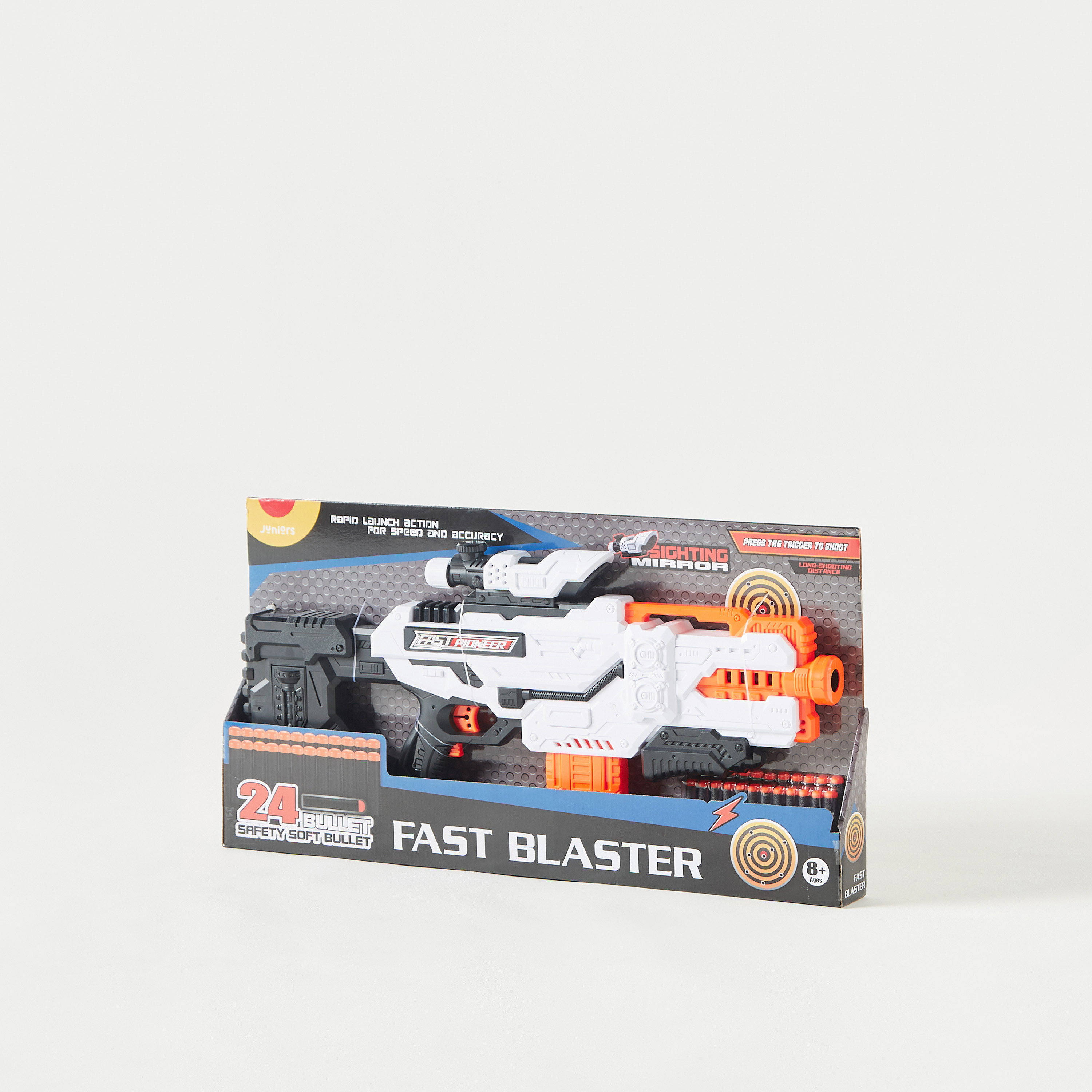 Juniors 24-Bullet Soft Bullet Fast Blaster Toy Gun Set-toys-outdoor-gunsandfoamblasters-image-10