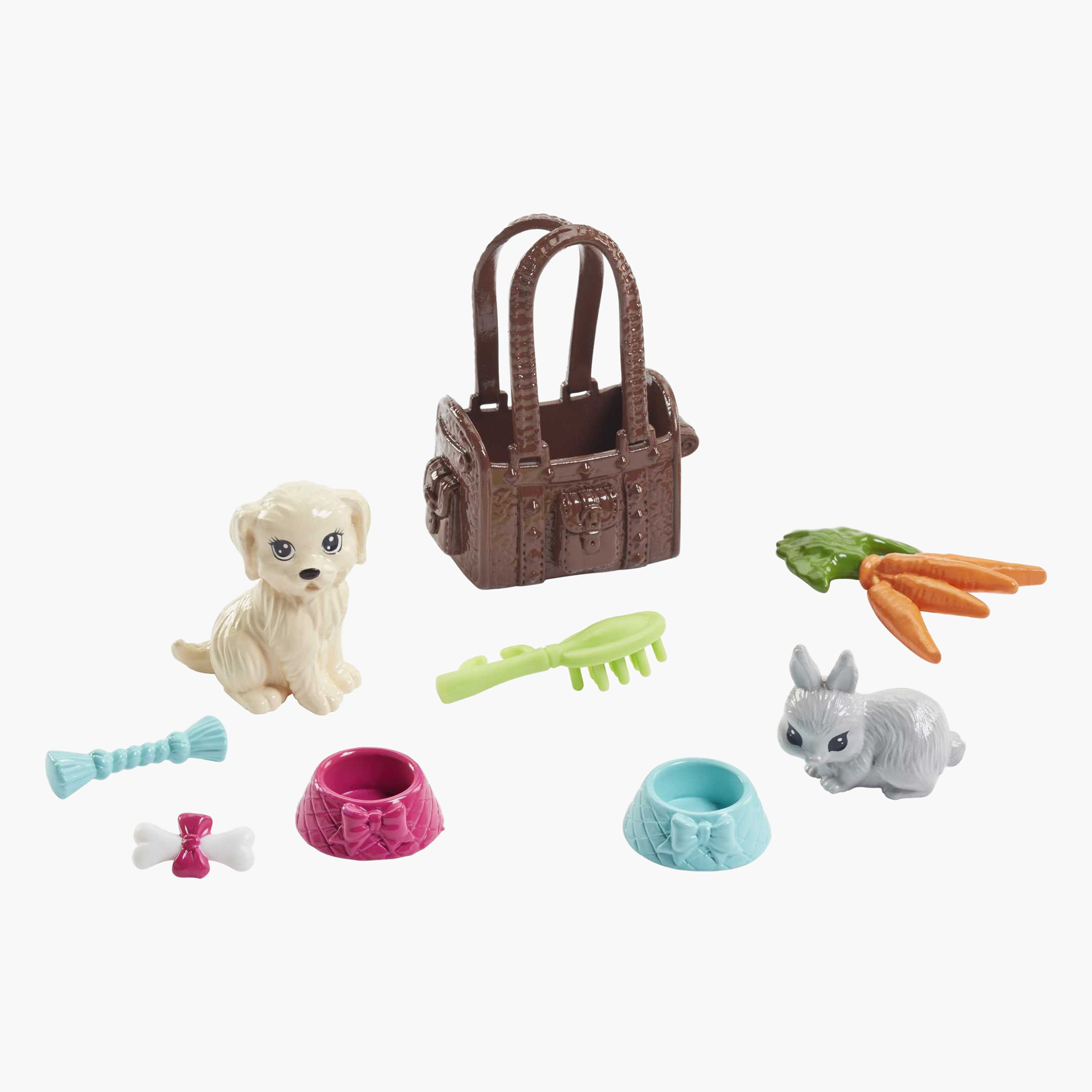 Barbie Doll with Puppy, Bunny and 7 Themed Pieces-toys-dollsandplaysets-dollplaysets-image-6