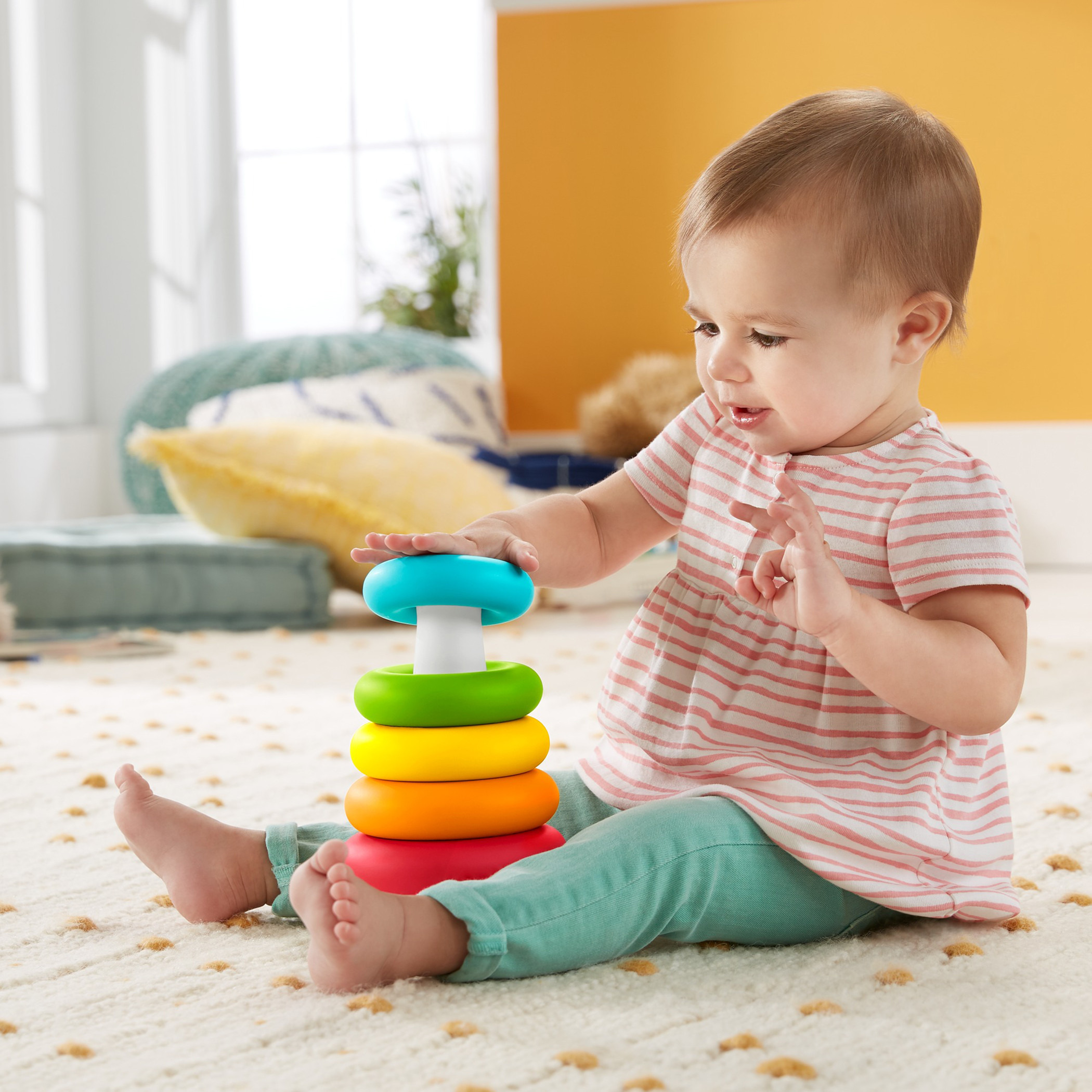 لعبة تكديس صديقة للبيئة من فيشر برايس-toys-babyandtoddlertoys-learningtoys-image-5